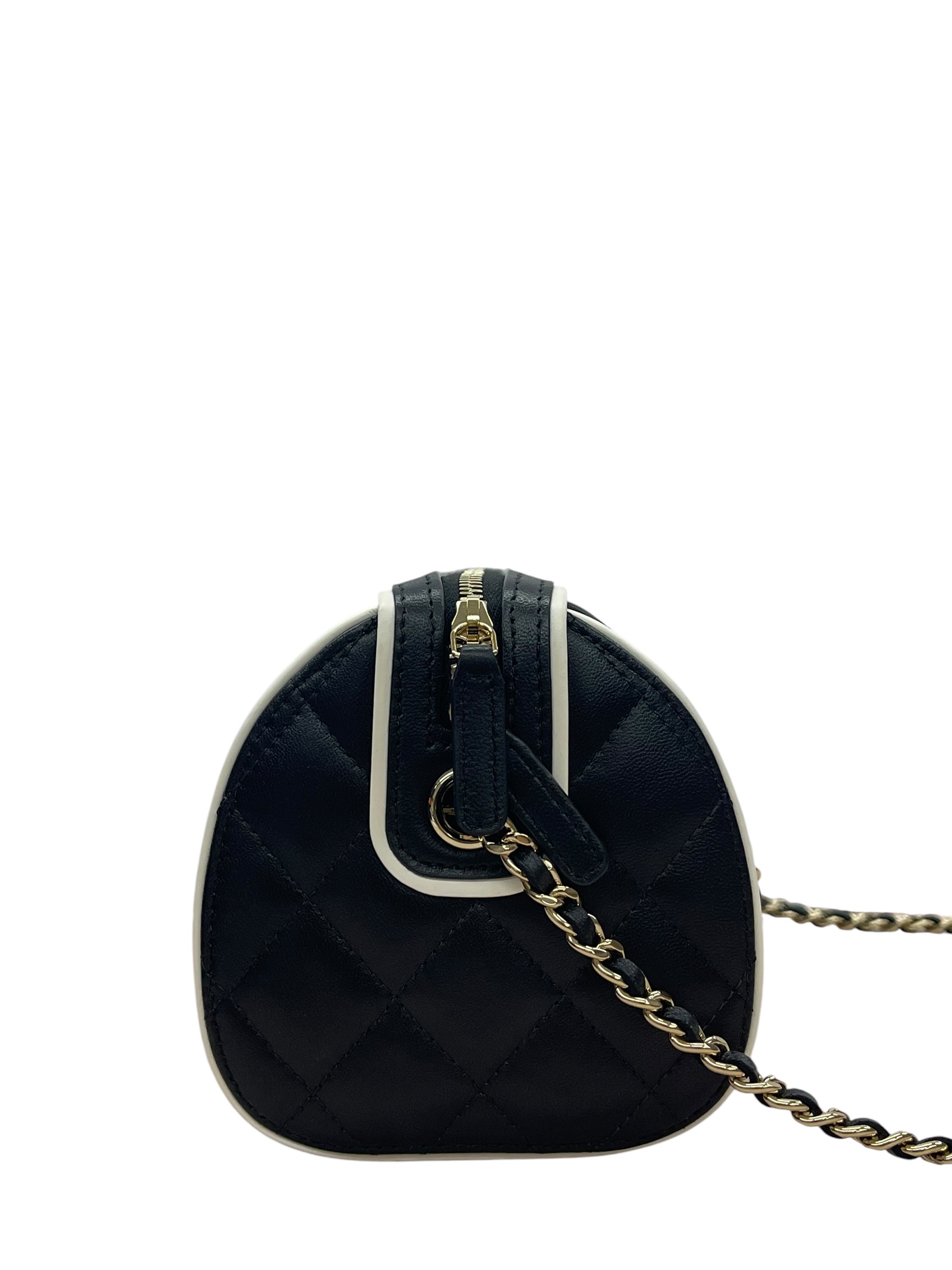 Pre-Owned CHANEL Chanel Mini Quilted Bowling Bag / Product Code:081311