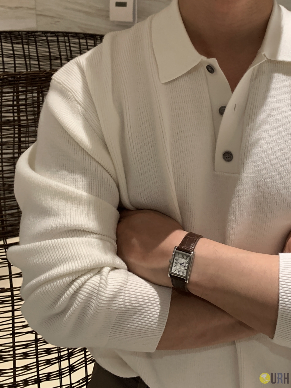 【100%保證韓國直送】經典立體哈吉編織鈕扣翻領針織衫 [6 color] RL114804