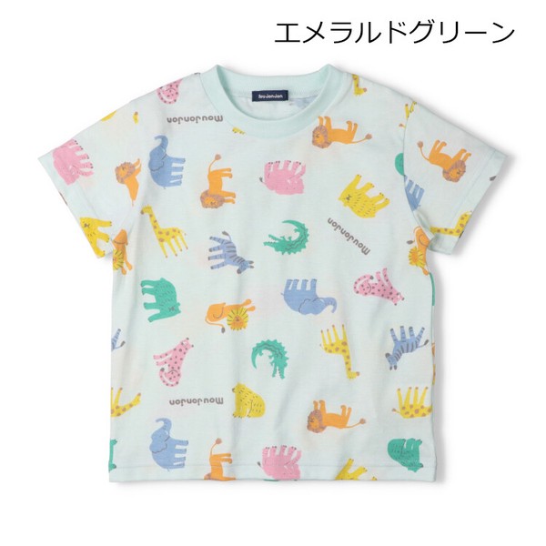 🆕【⭐訂購⭐】  🇯🇵日本直送 🌀#日本製 全身動物印花 短袖TEE［2款選］🌀 [ELCA-0071][260409]