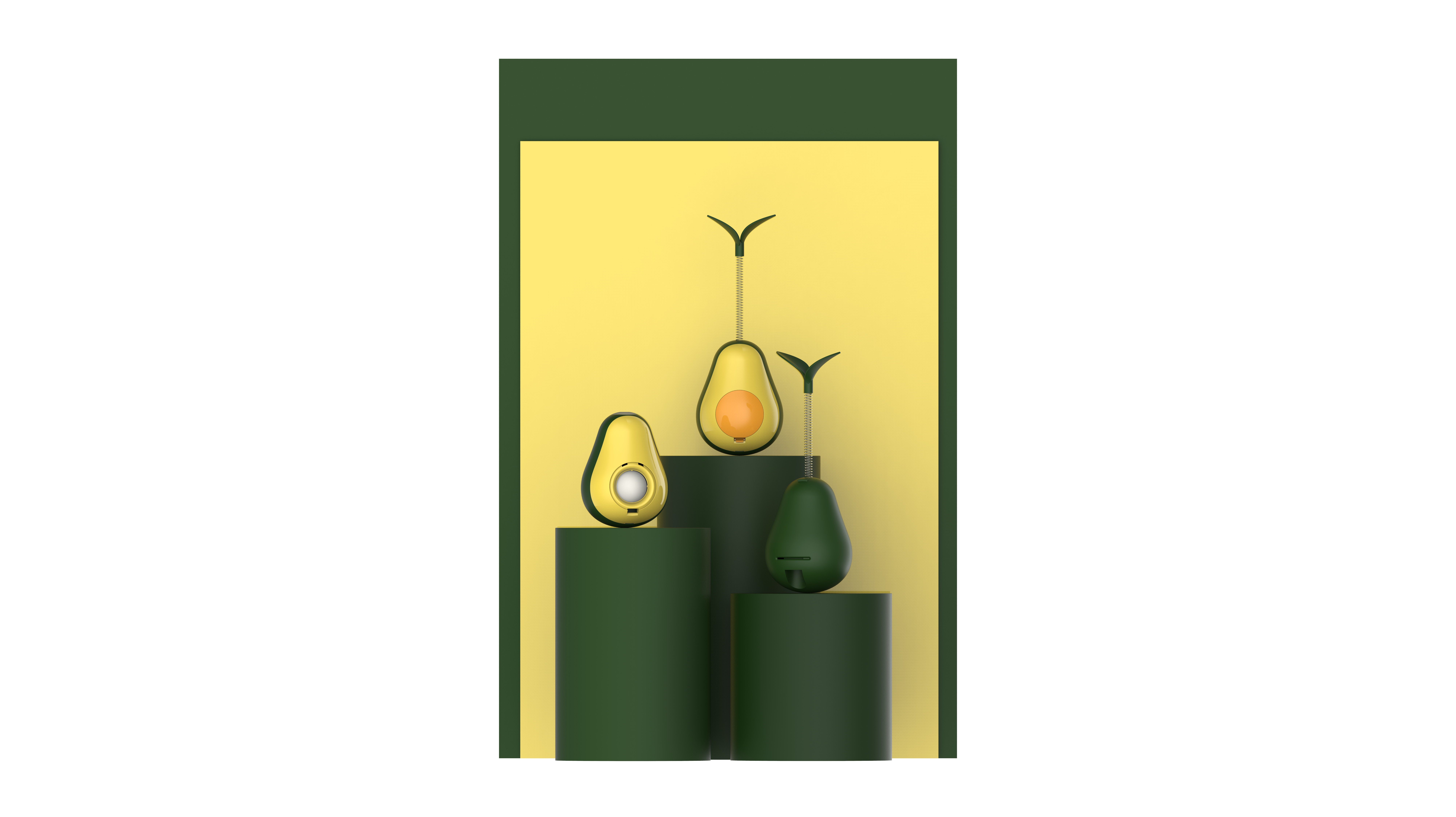 Avocado Tumbler Leaky Toy