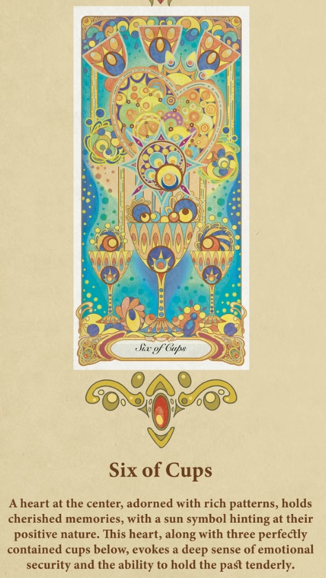 Tarot of Healing Words: Where Art Nouveau Meets Mindfulness