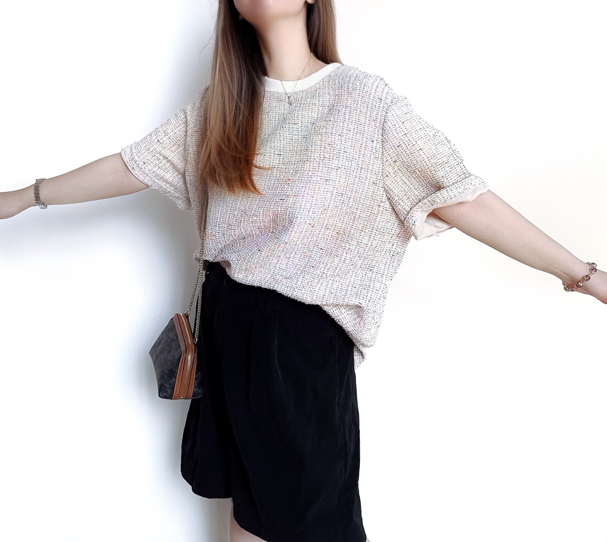 小香風Tweet料Top - 米杏