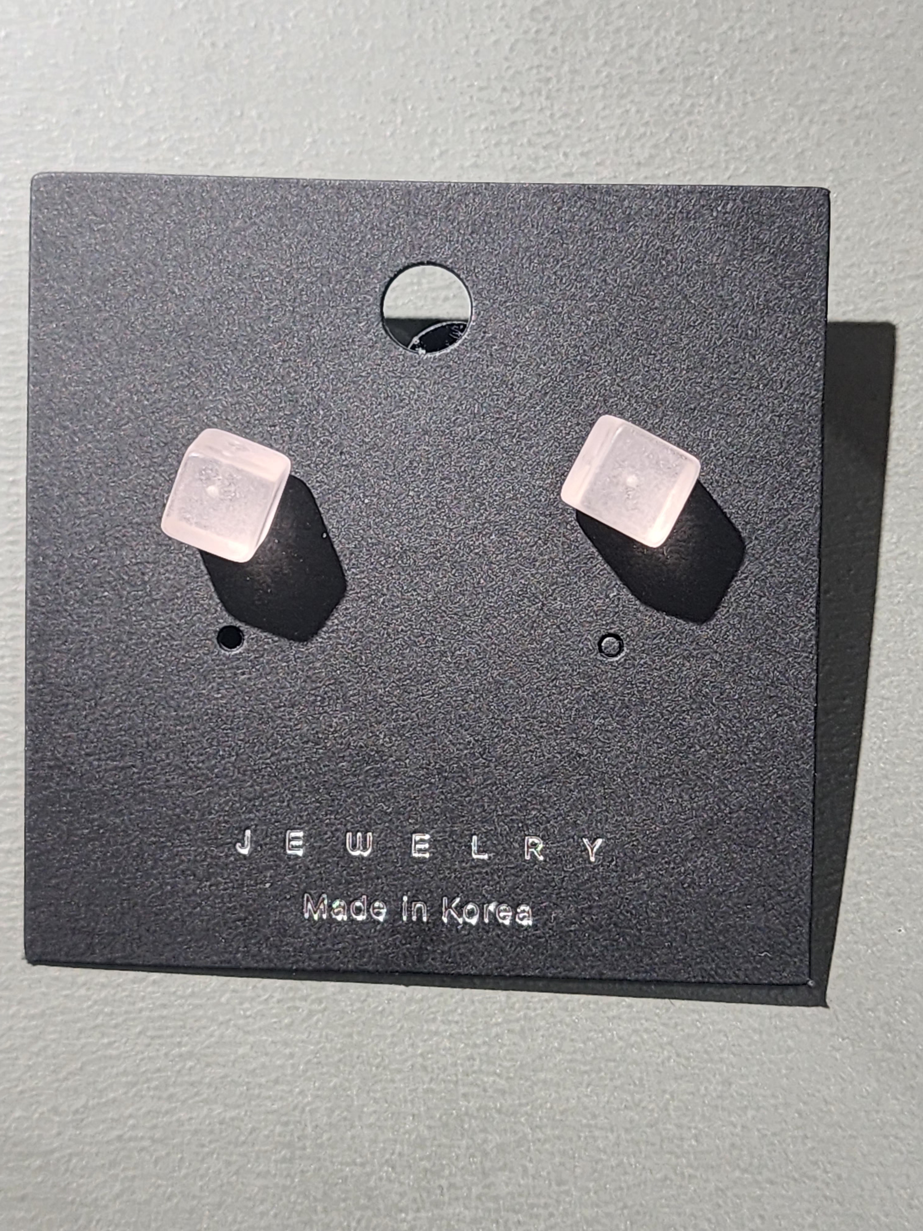 Ocr Candy Cube Stud Earrings