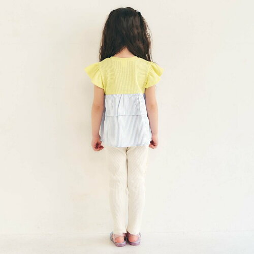 🆕【⭐訂購⭐】🇯🇵  日本直送🌀拼布分層 心心刺繡 荷葉袖 優雅 束腰上衣［5款選］🌀[ELCA-0296][260430]