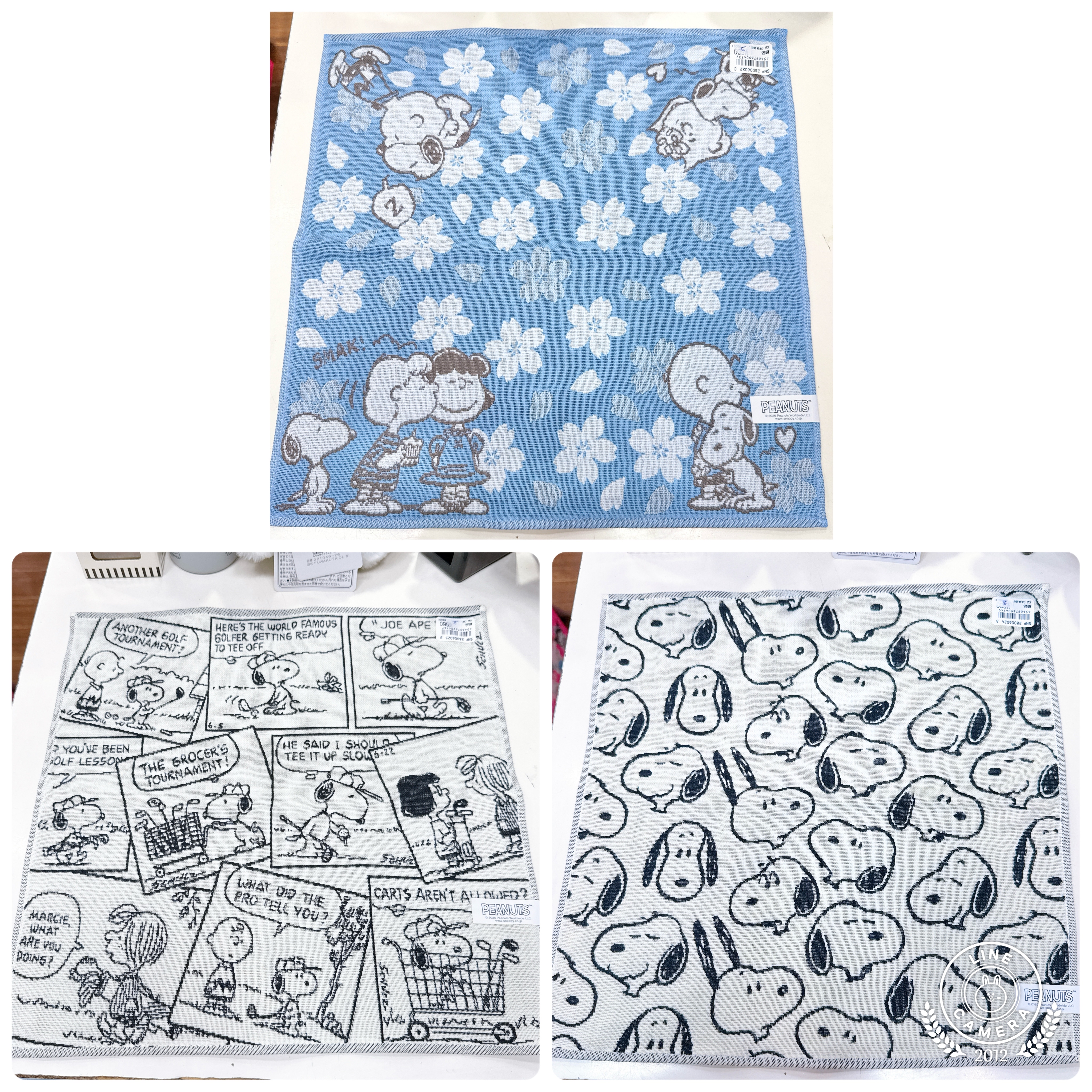 日本版Snoopy 毛巾 大約35×35 cm