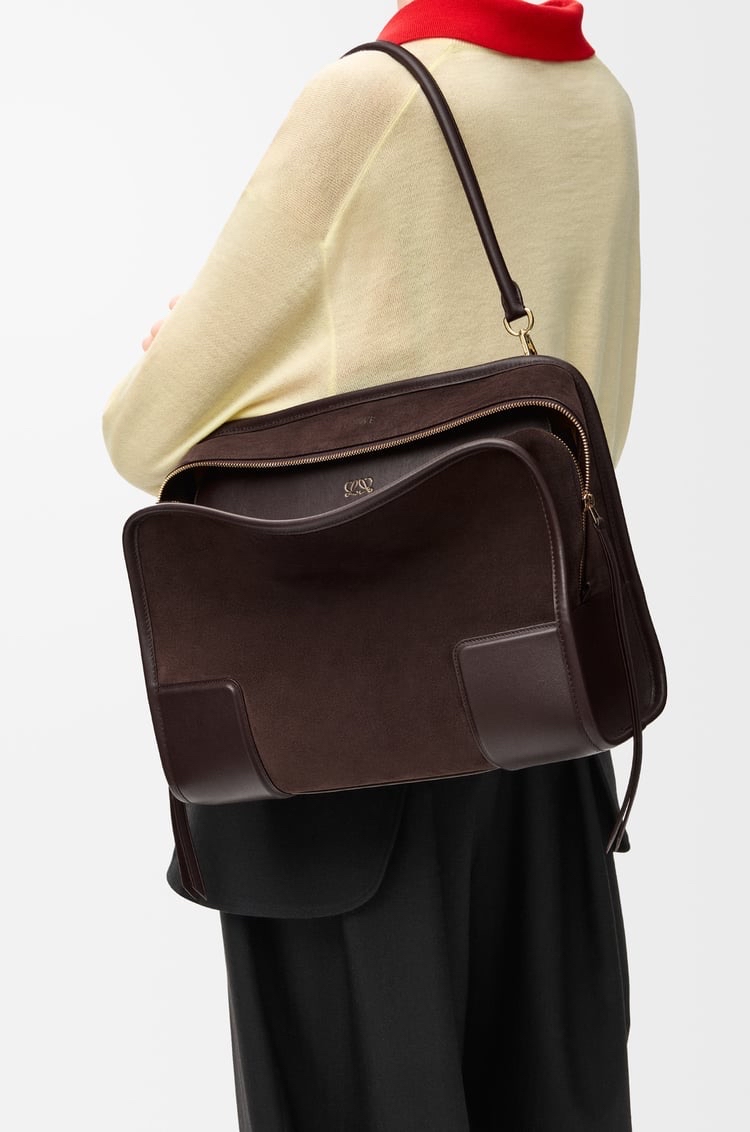 Loewe 女士 大号 Amazona 180 徽标单肩包均码码大号、34.5cm*14cm*27cm 