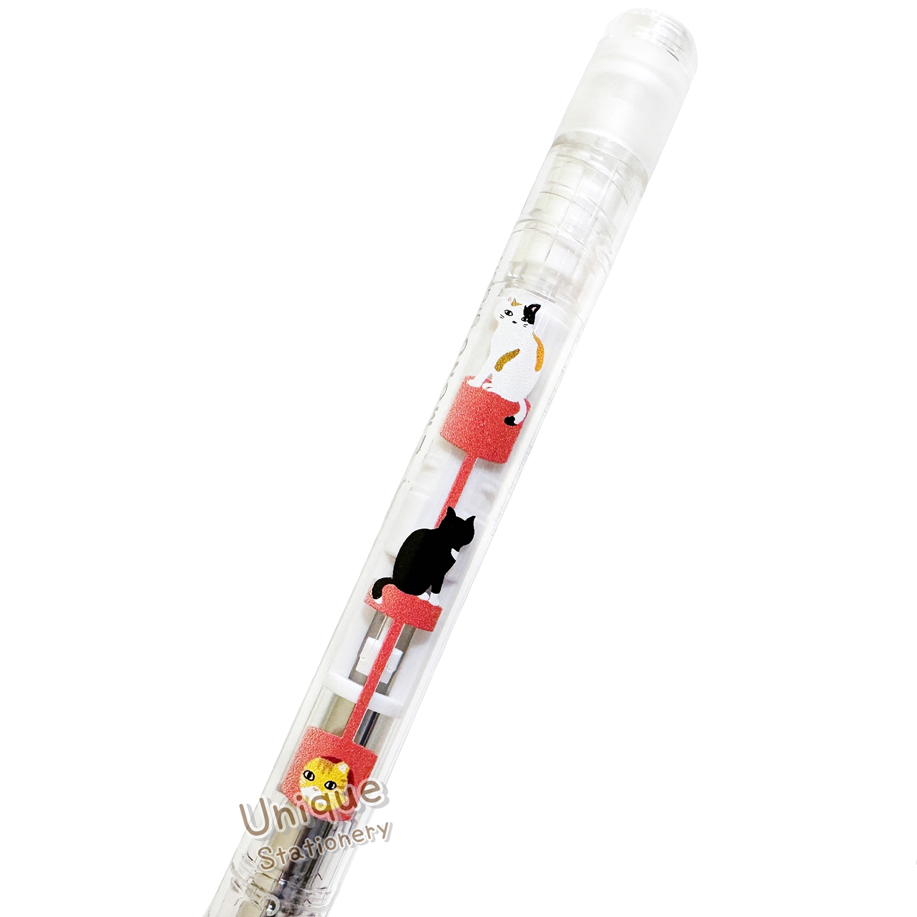 現貨｜日本限定 貓貓圖案 日本製 TOMBOW 蜻蜓牌 MONO graph 0.5mm 鉛芯筆 (DPB-163L)