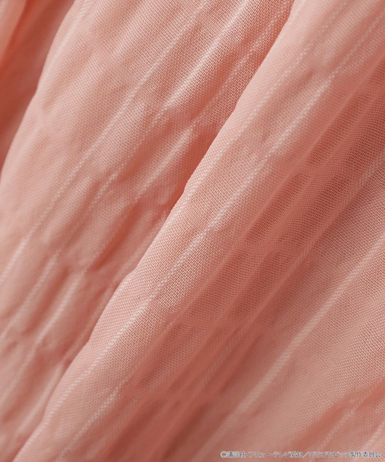 《Pre-Order》2-Way Shirred Blouse 兩穿皺褶上衣｜唱K小魚仙 Pichi Pichi Pitch X earth Japan Label (26PP07-P)