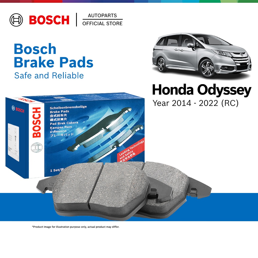 Bosch Front Brake Pads for Honda Odyssey 2.4 RC T6A (2014 - 2021)