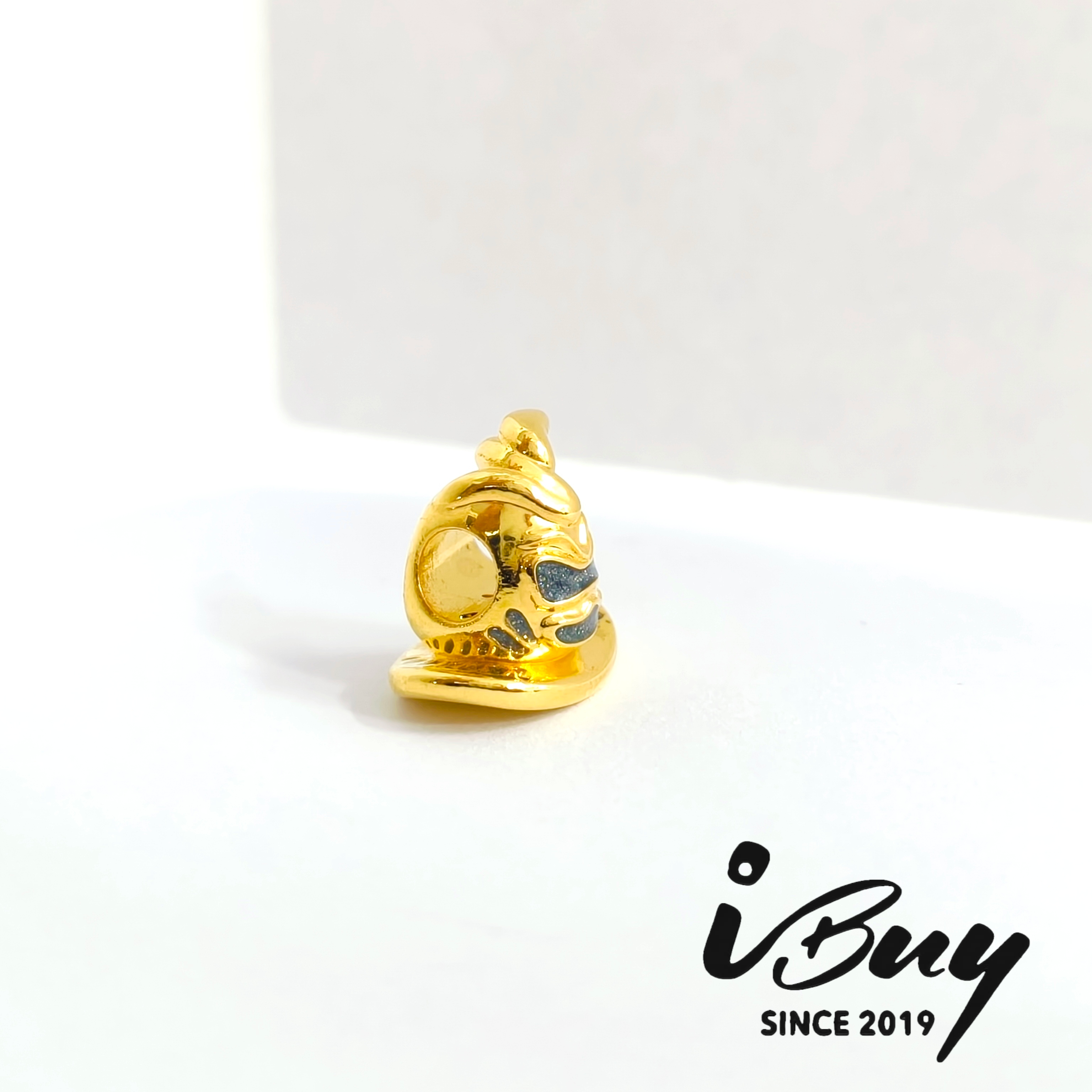 916 HARD GOLD MAGIC HAT CHARM BEAD 916 硬金 魔法帽子串咀
