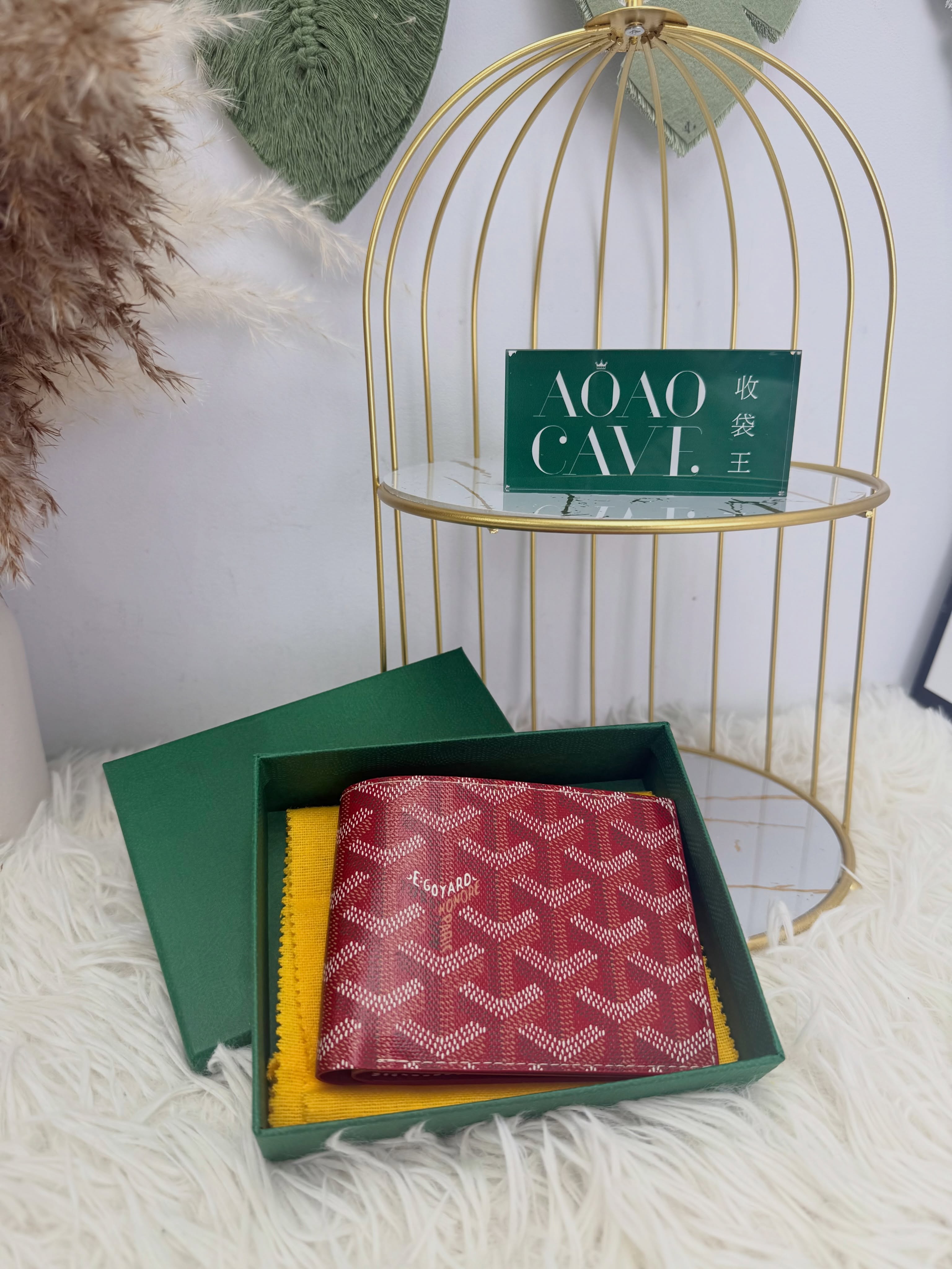 Goyard❣️全新 🔥紅色老花短銀包 👛❤️ 