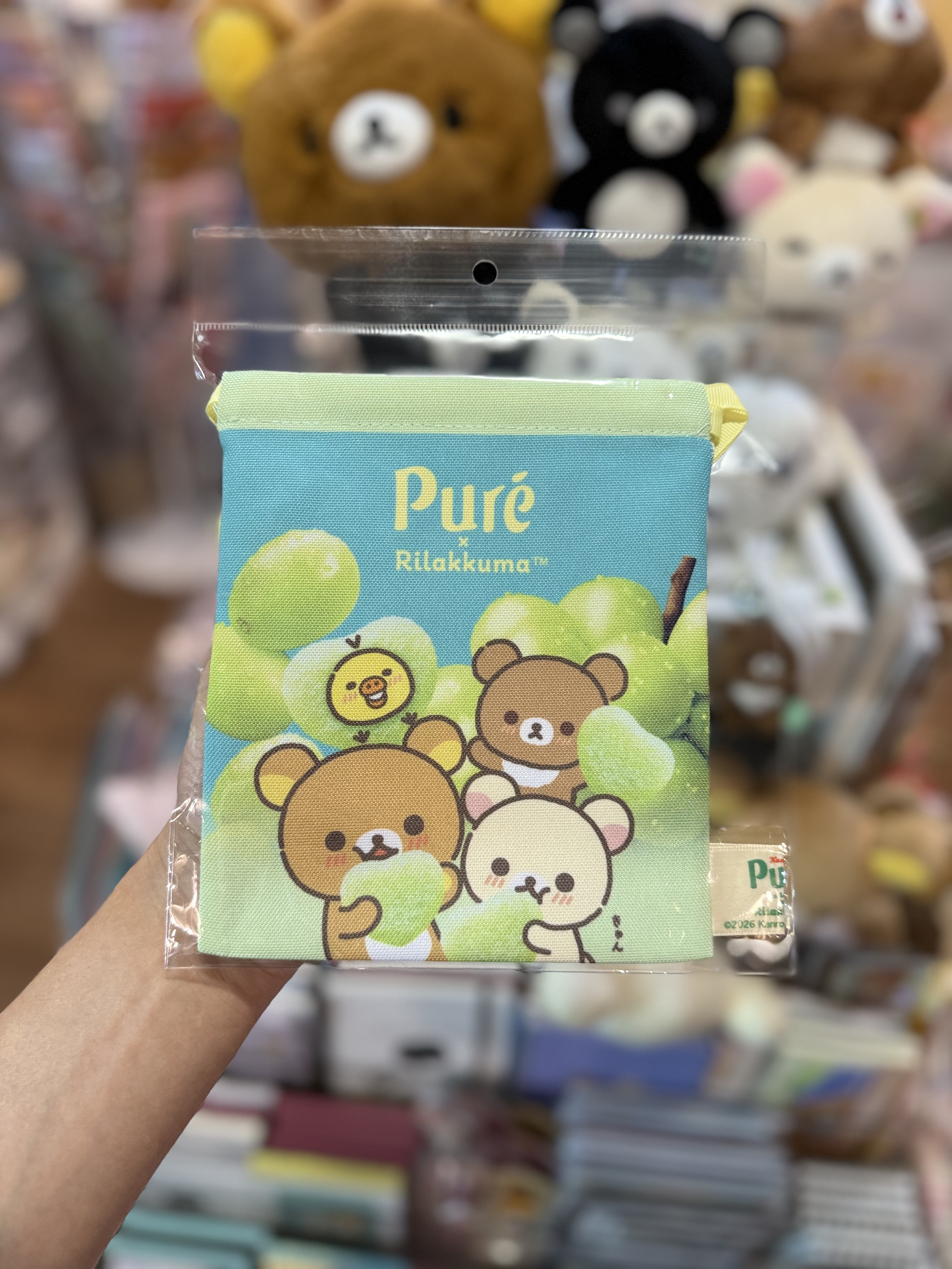 《現貨》全新loft 限定puregumi x rilakkuma 索袋