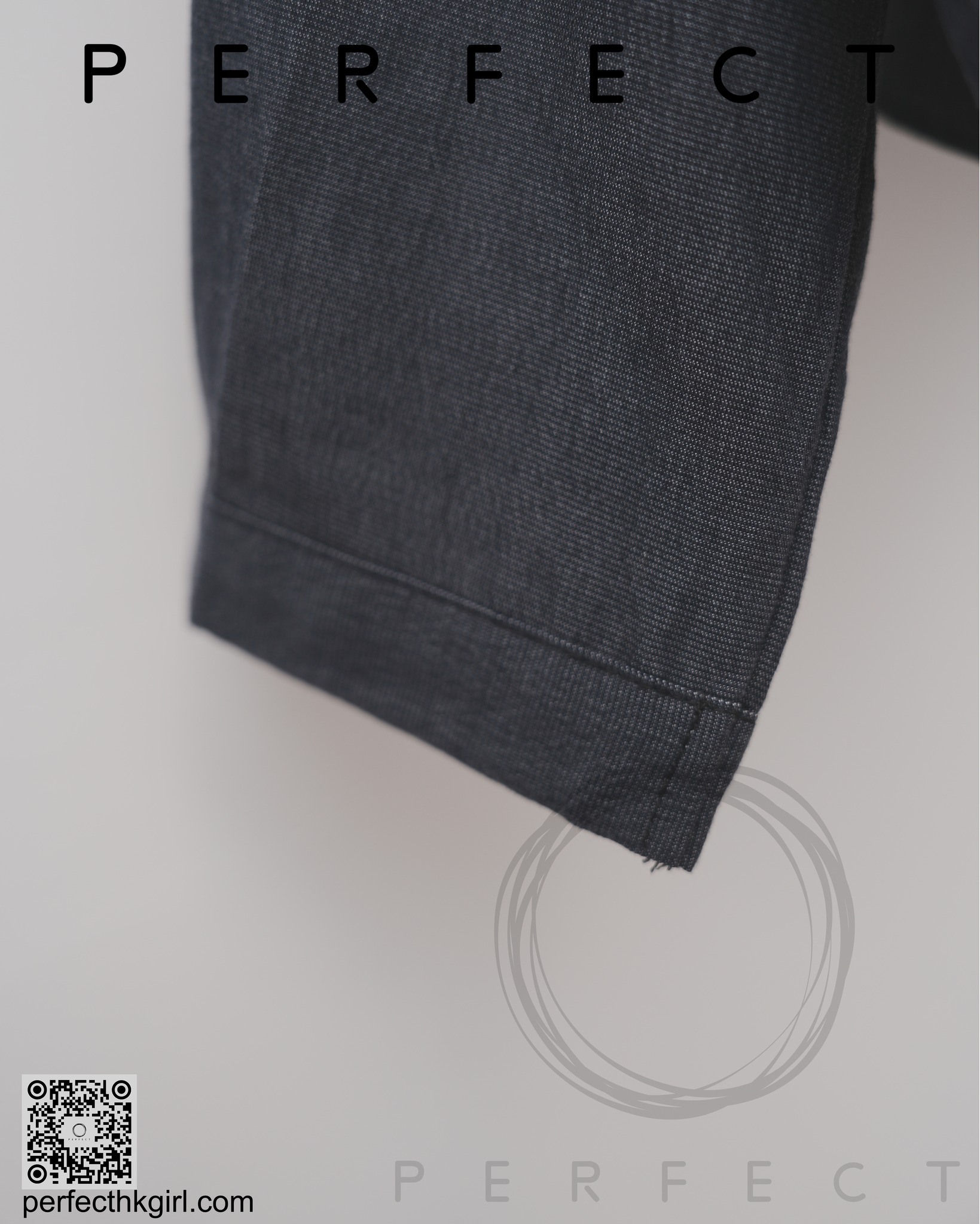 T0002_顯瘦V領波浪衣腳上衣（隨性藍）