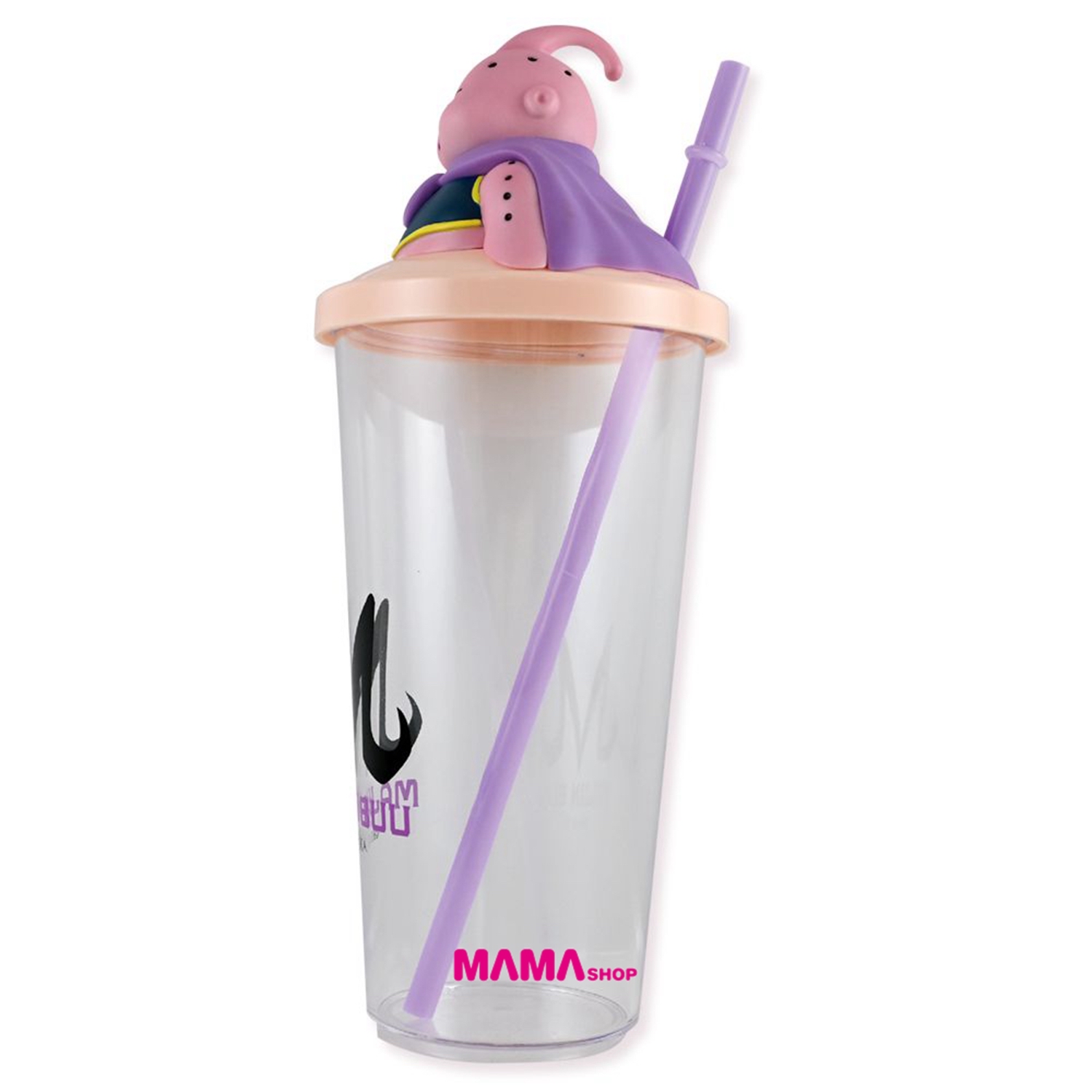 台灣直送龍珠Z  魔人布歐造型杯蓋冷水杯