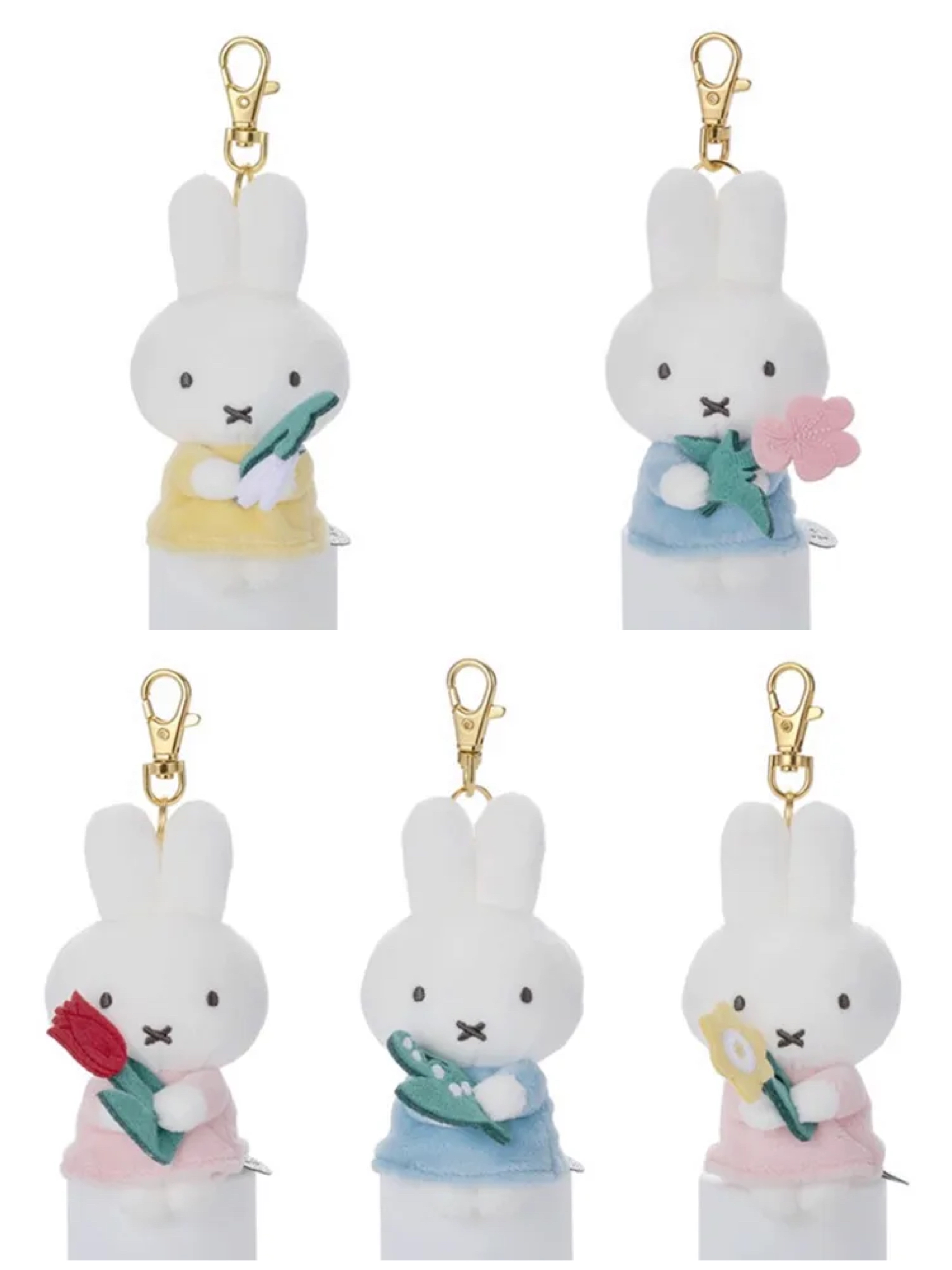 四月連線貨品 - 日本Miffy bloom春日公仔掛飾