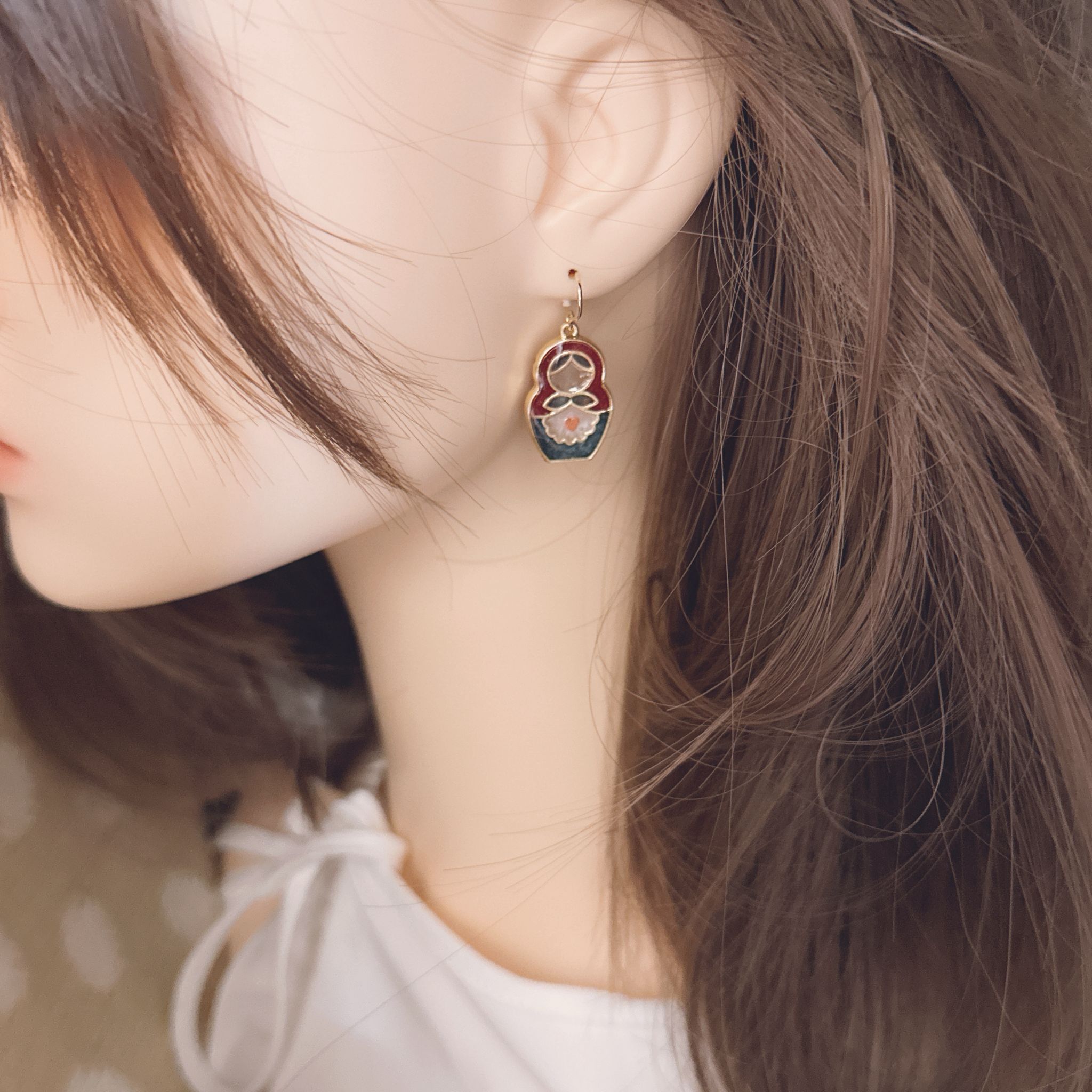 俄羅斯花花 復古絲絨裙 小號