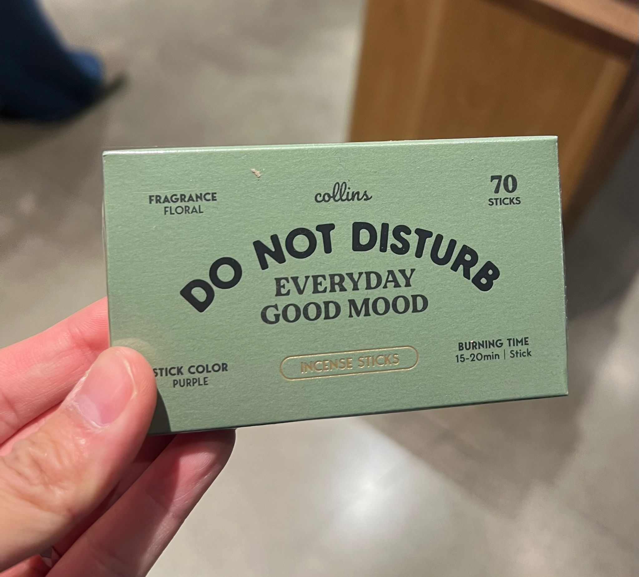 Collins 綫香鐵盒裝70入