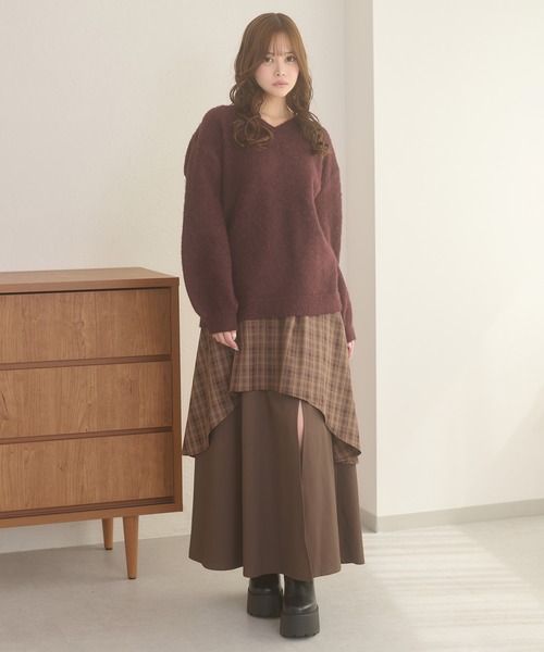 大蝴蝶結後背針織冷衫