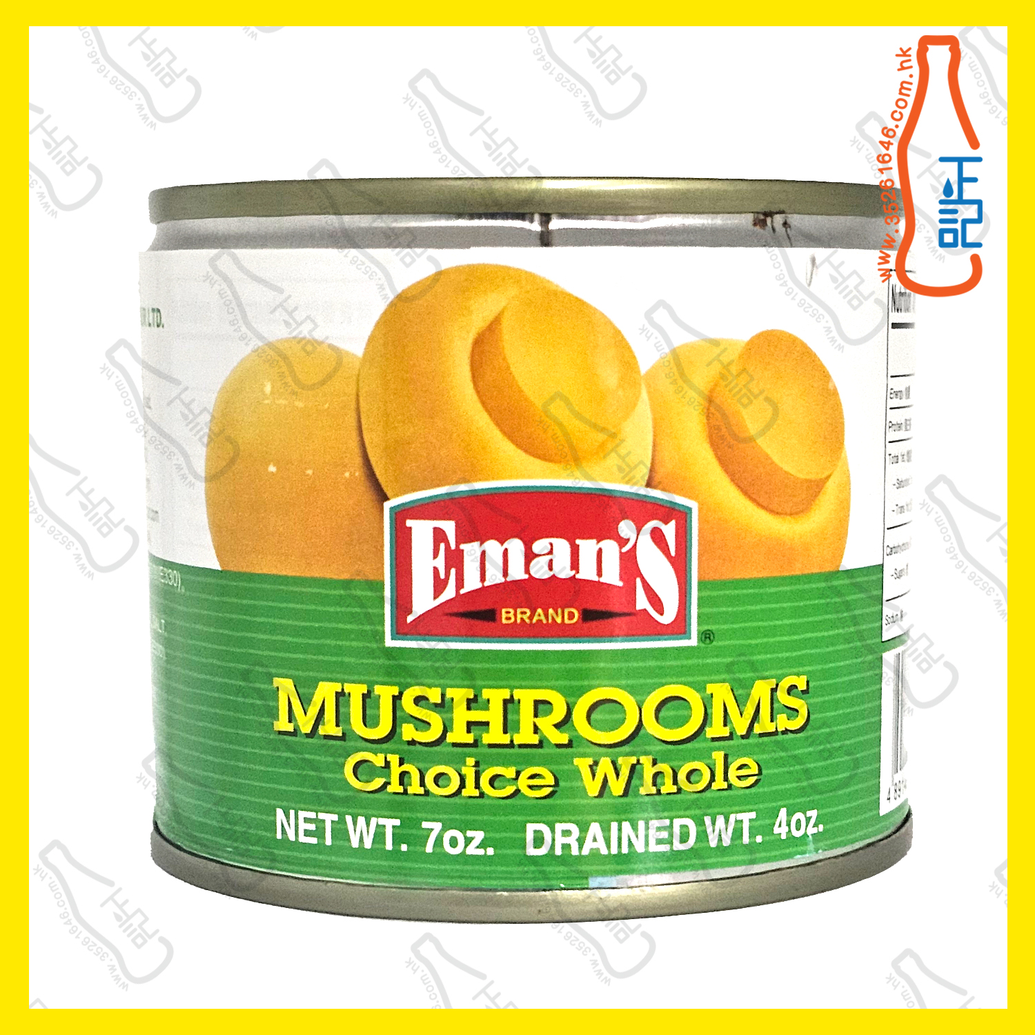 ==億萬牌 整粒蘑菇 198g x【2罐】/份