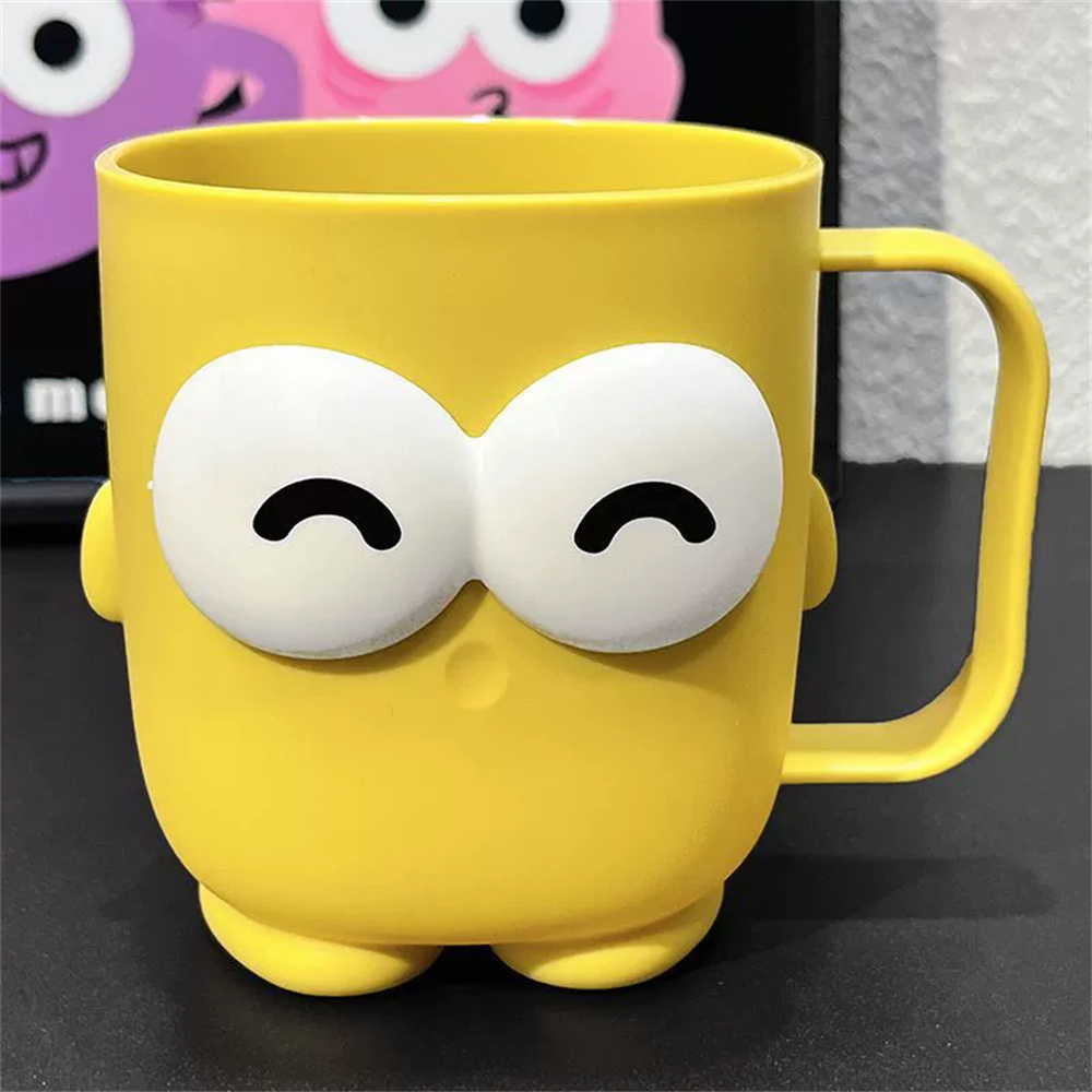 漱口杯 家用牙刷杯子 洗漱杯 情侶 學生 創意牙具 杯子 白色 [平行進口]   HK2706