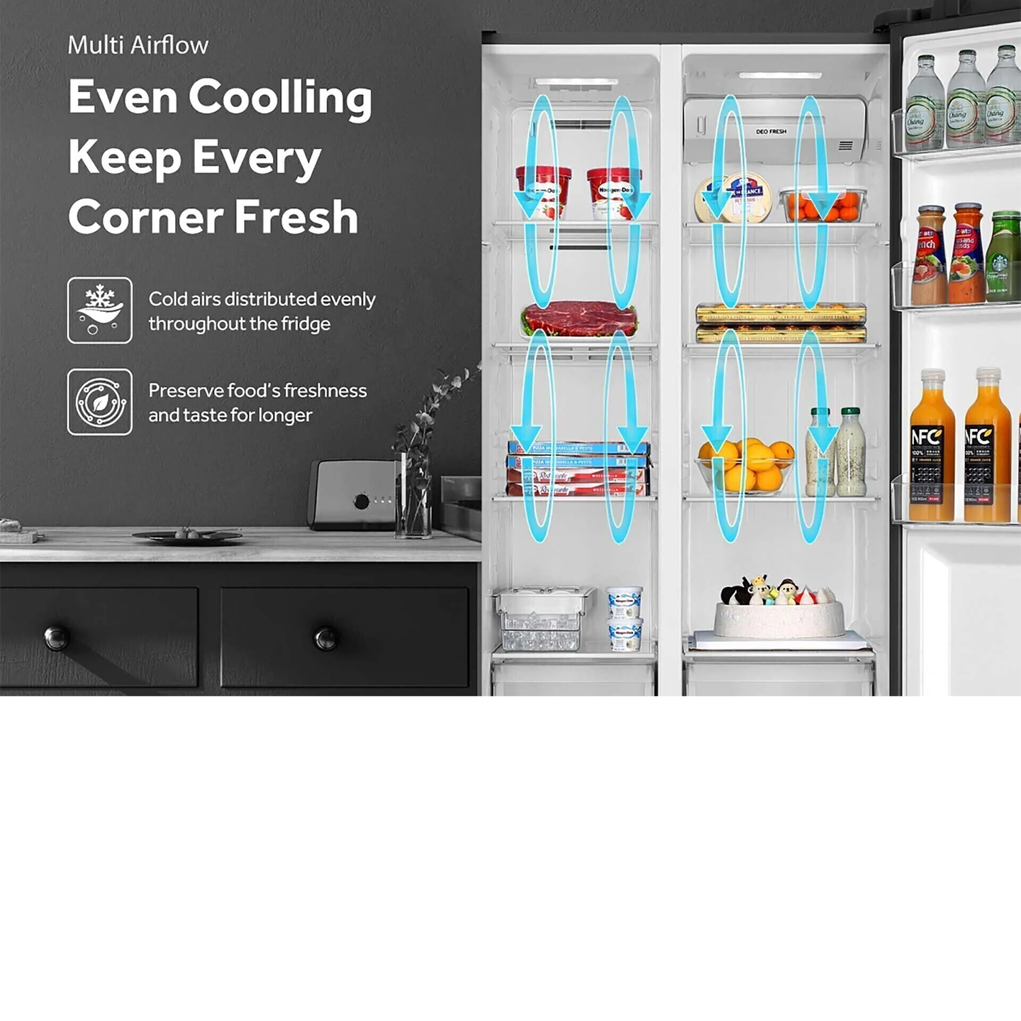 Haier 609L Side by Side Inverter Refrigerator (HRF-IS609XM)