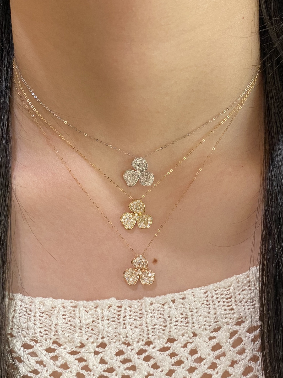 18K Diamond Necklace 