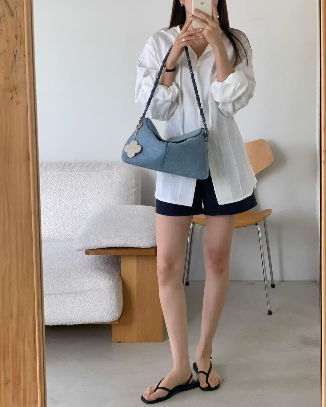 絕美春季牛仔布香香風手袋子