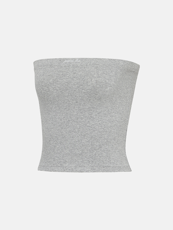 預購_Eyelet Tube Top by Grandeline