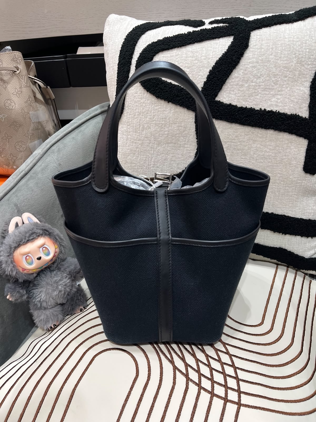 HERMES PICOTIN 18 LOCK POCKET cargo,stamp U 100%Authentic, 95%New ✅收據✅key lock✅ dust bag✅box