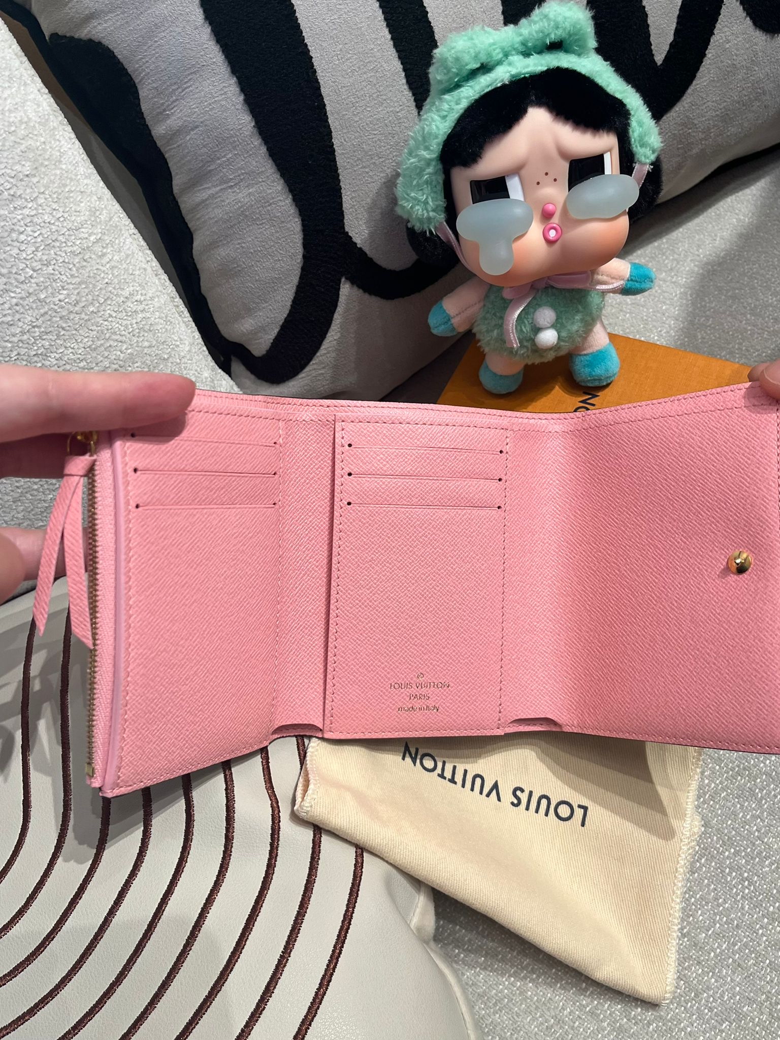 未使用品 Lv Vivienne Victorine WALLET M69754 Compact Tri-fold wallet, 100%Authentic,unused✅dust bag✅box