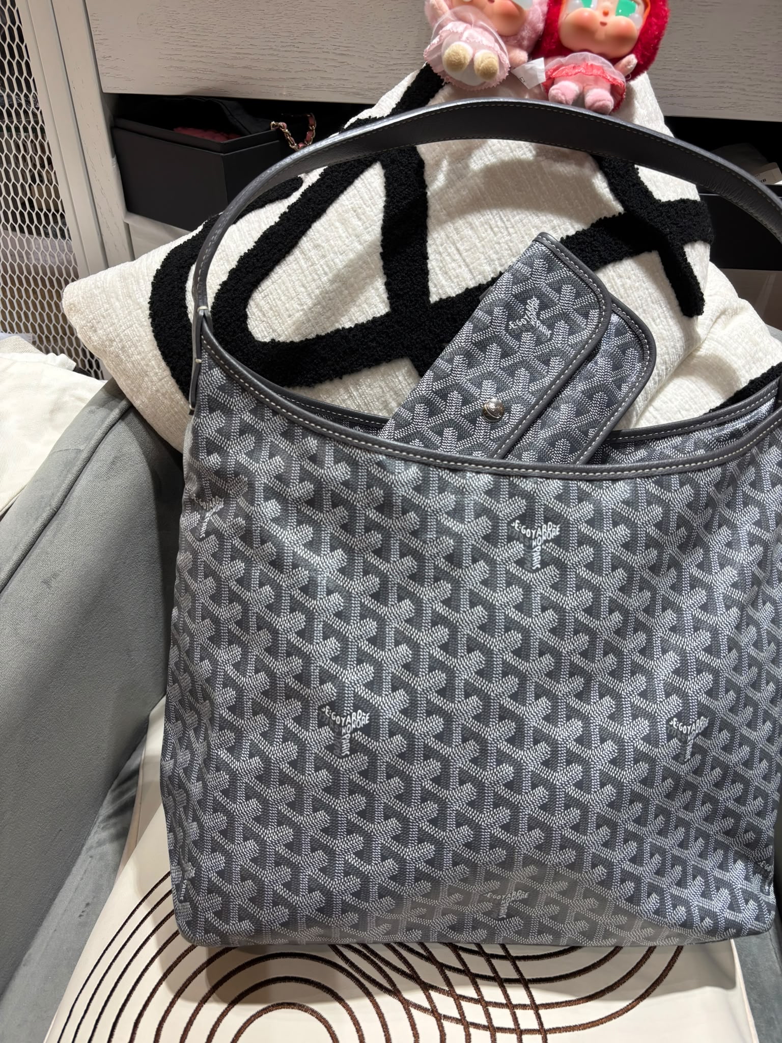 Goyard boheme hobo bag   100%Authentic, 98%New ✅Dust bag