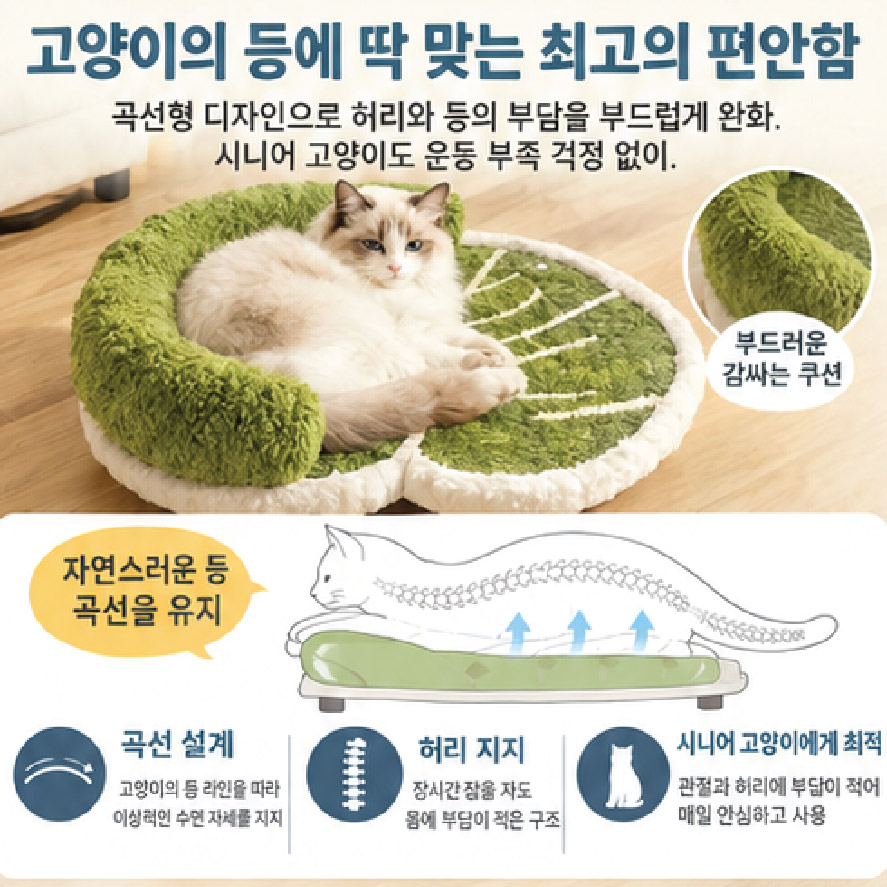 四季森林系綠葉抓板床