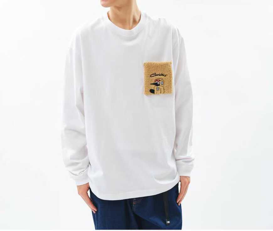預訂 Chums Fluffy Pocket Brushed長袖Tee [貨號26A731]