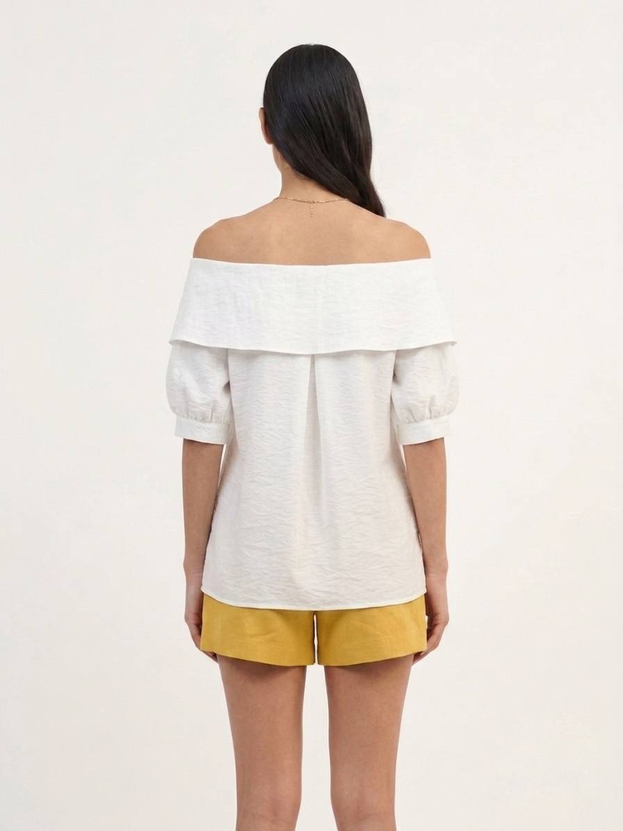 W89134 - Soft Shoulder Top 