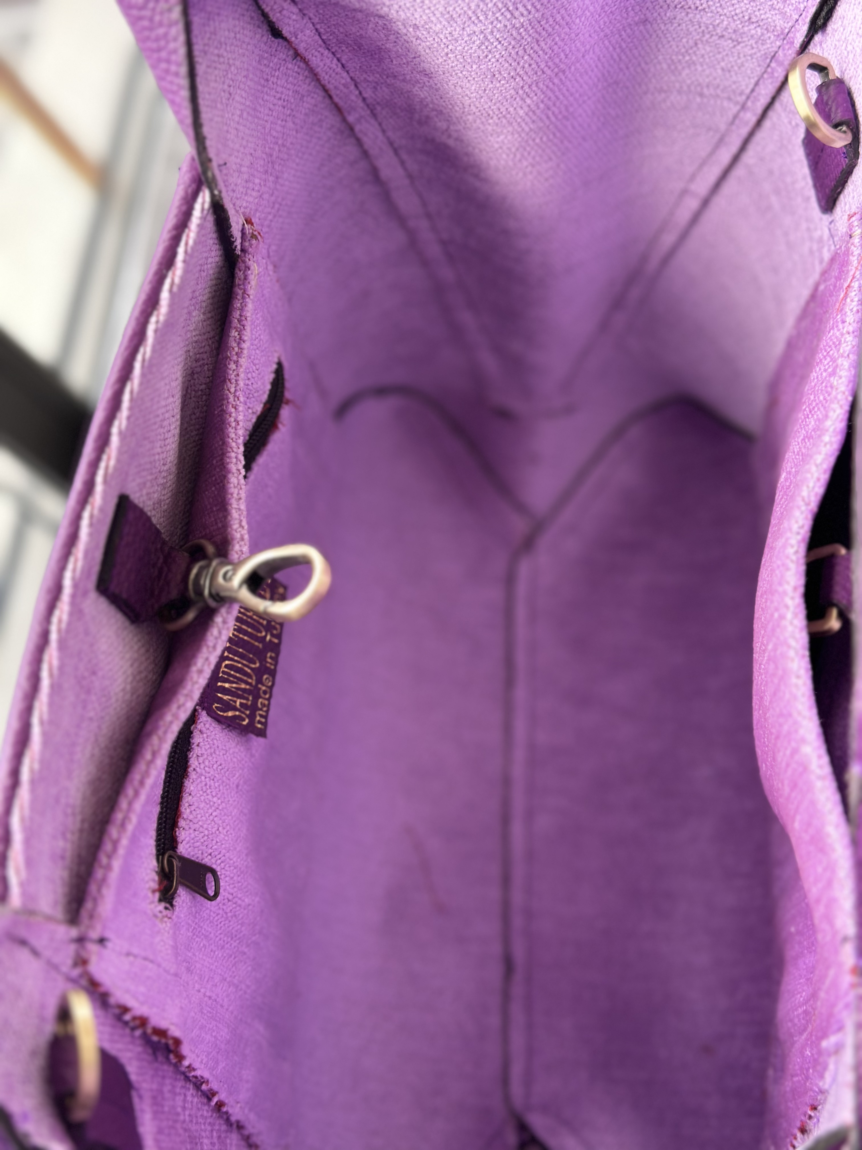 K6 土耳其真皮地氈手袋（紫色）