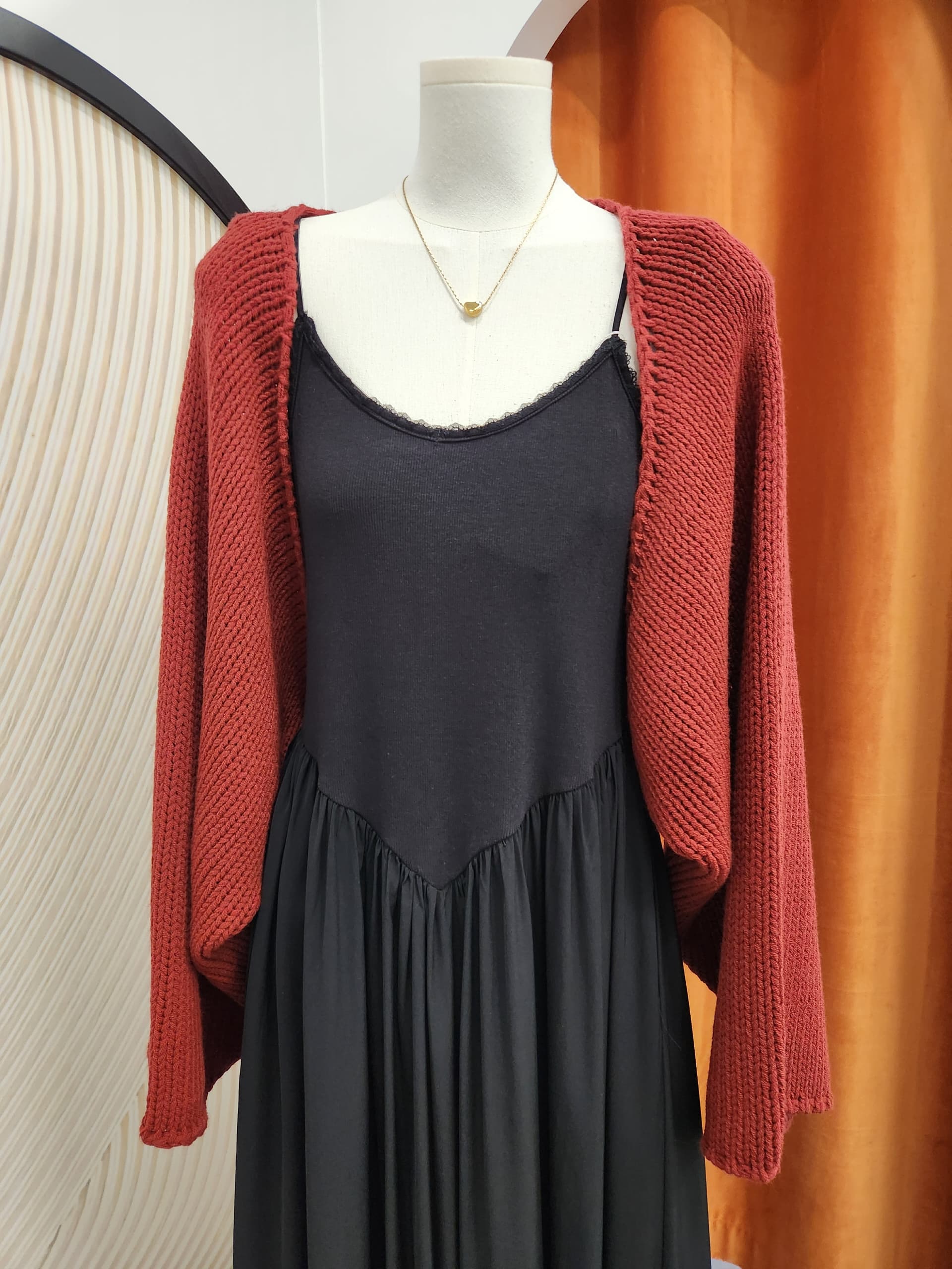 针织宽松外套 Knitted Cardigan