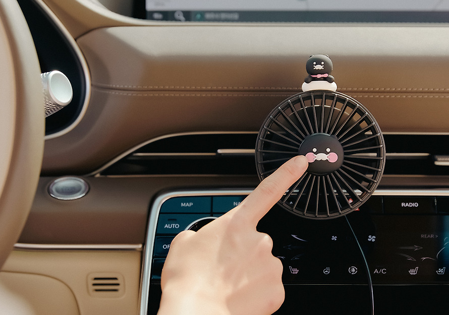 黑色 春植 車用風扇