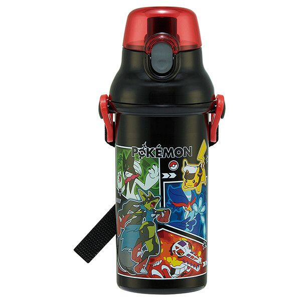 【返學/出街必備】日本製 Skater POKEMON 26  寶可夢一觸式直飲水樽｜可機洗 480ml