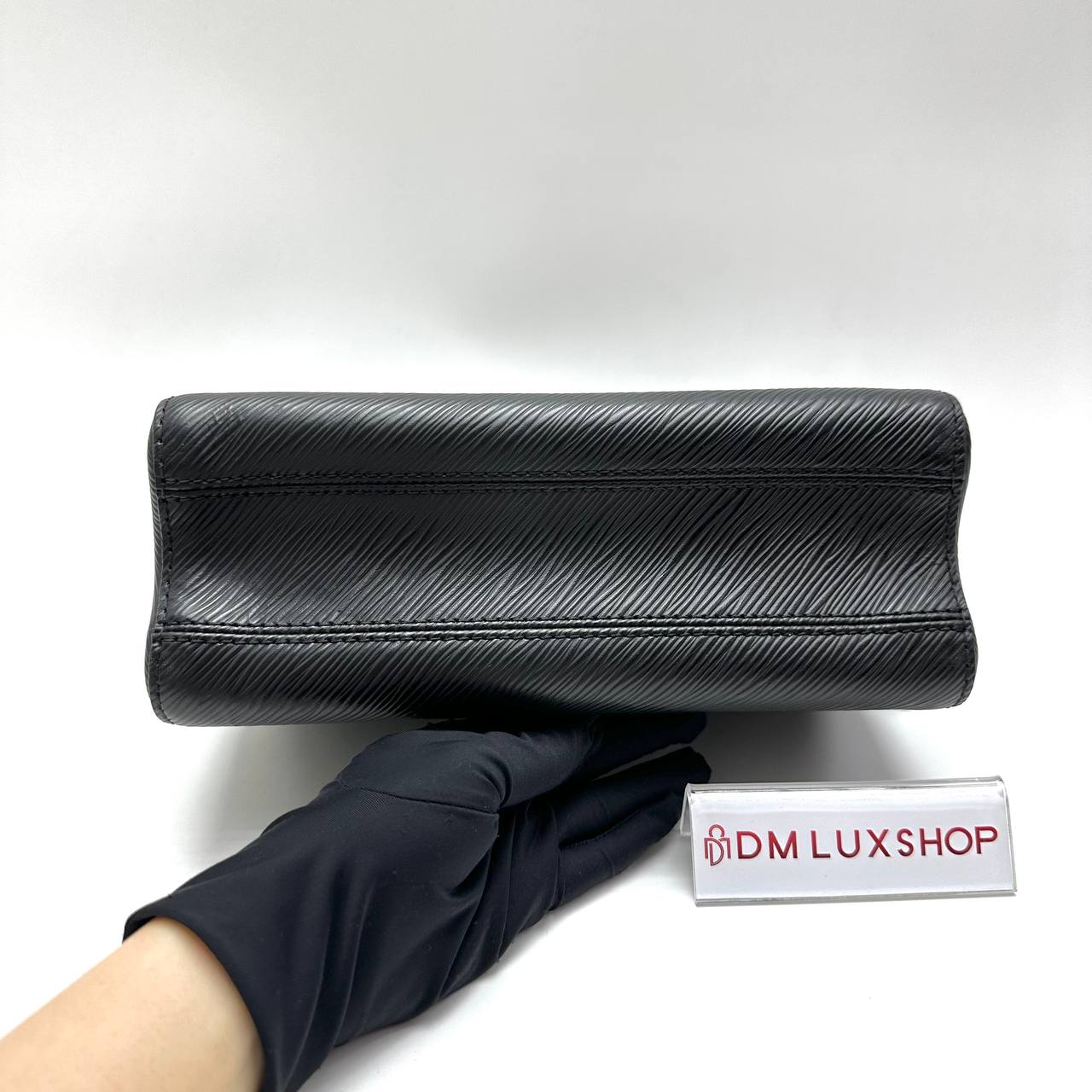 LV Twist Black Epi SHW MM