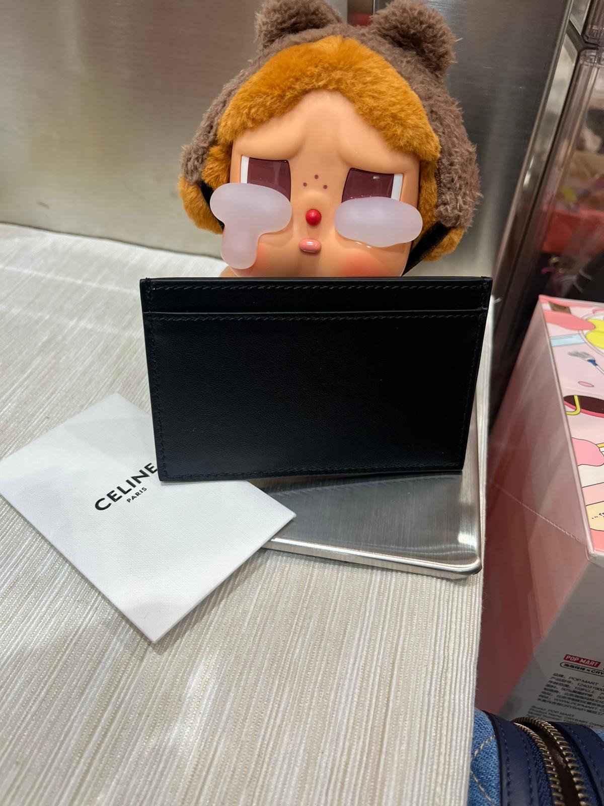 Celine card holder calfskin 100%Authentic ,99%new✅dust bag