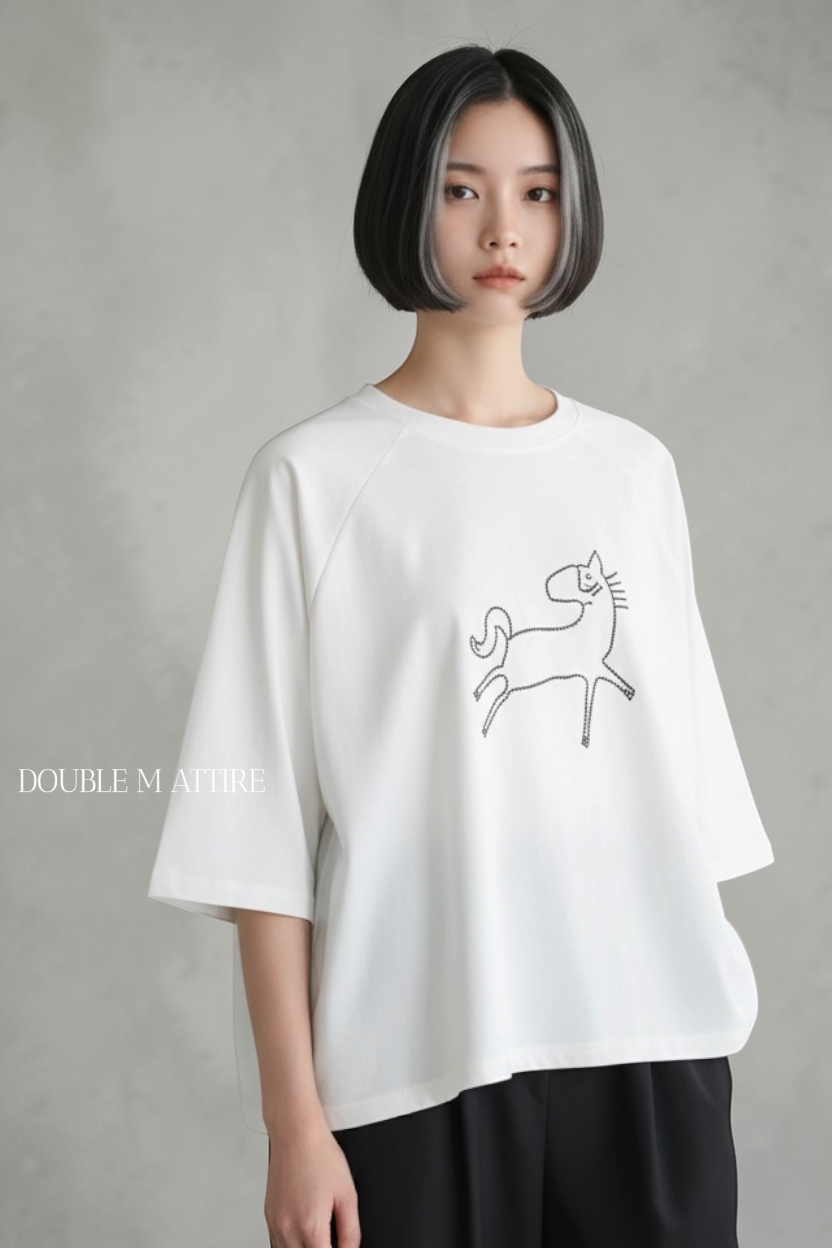 舒適空氣棉小馬Tee