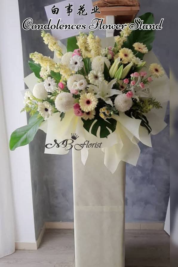 白事花圈  Condolences Flower Stand 往生花架