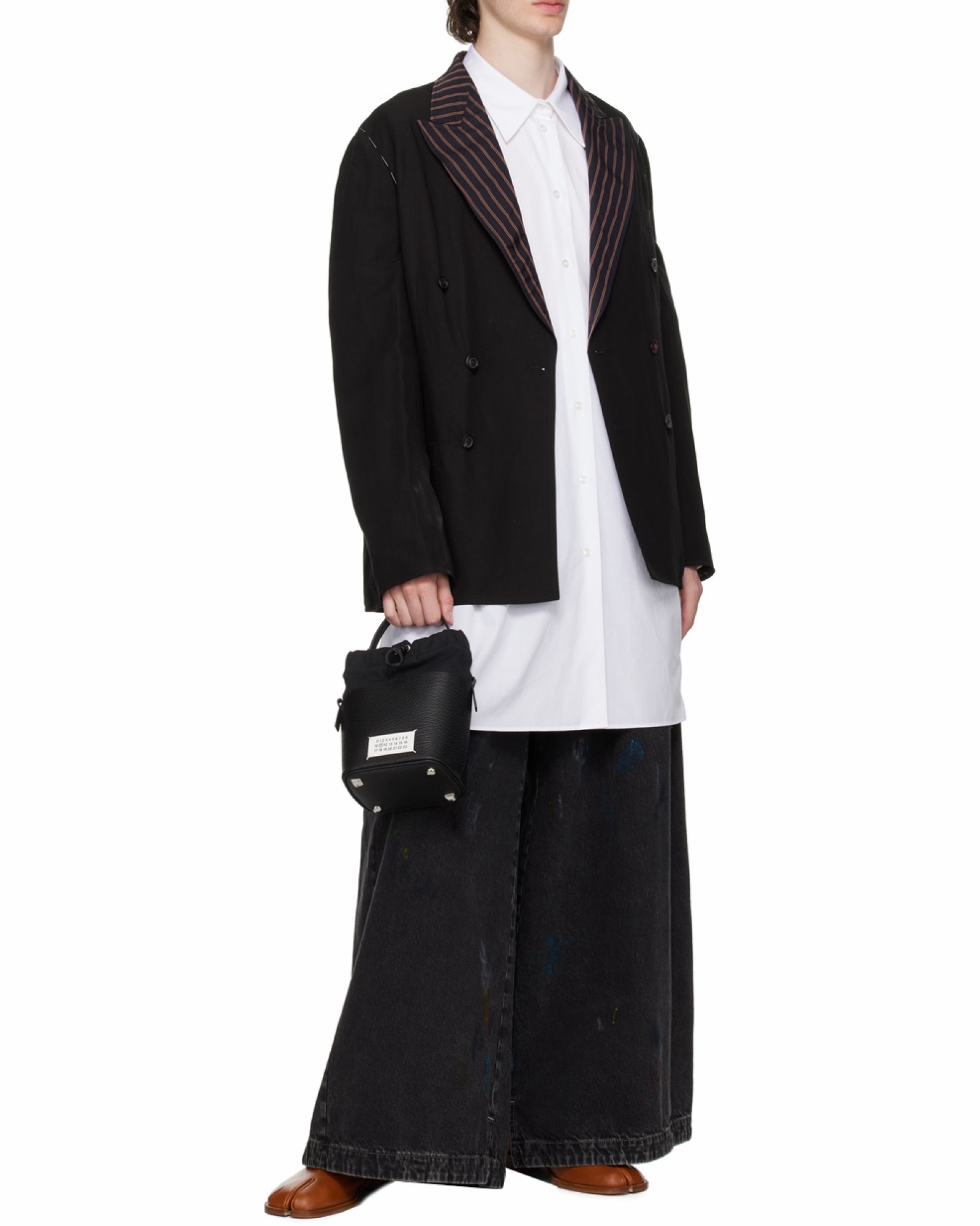 Maison Margiela 女士 logo標牌單肩包均碼碼11cm*16cm*11cm 