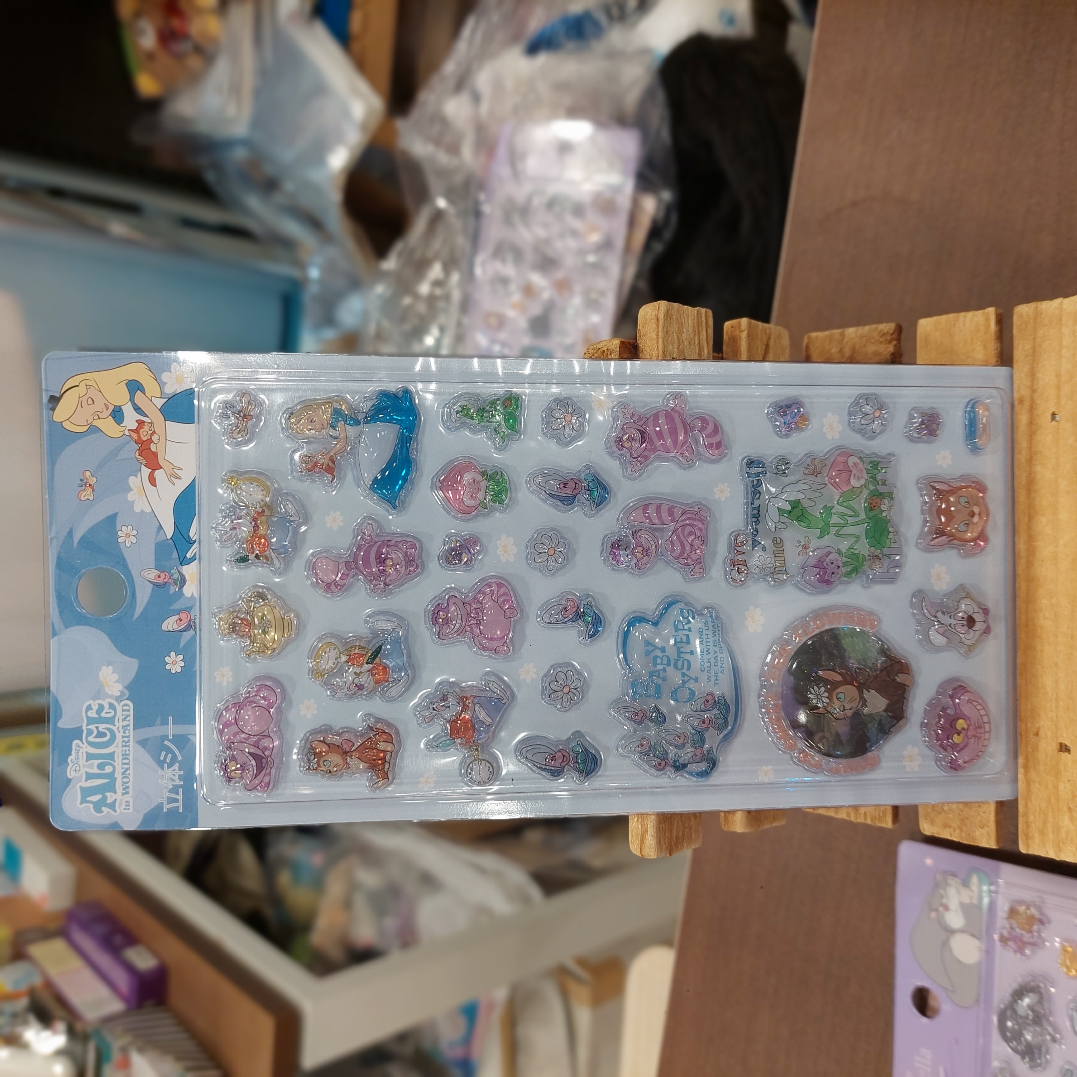 原裝日本 廸士尼3D立體水晶貼 四款選
