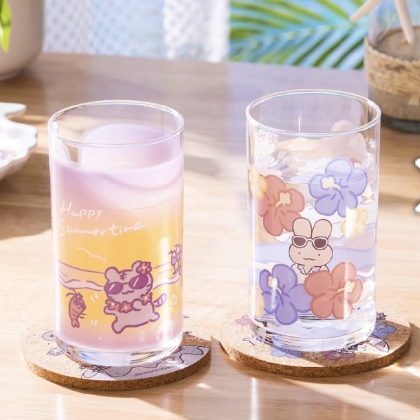 白虎與黑虎蝦 玻璃杯｜預訂