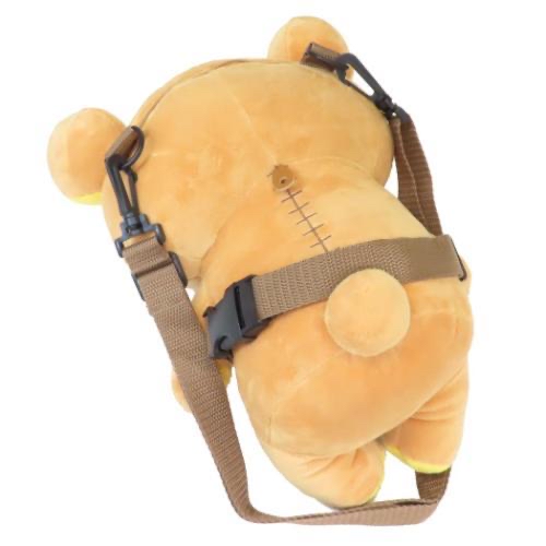 鬆弛熊 Rilakkuma 公仔造型斜孭袋／行李箱掛袋