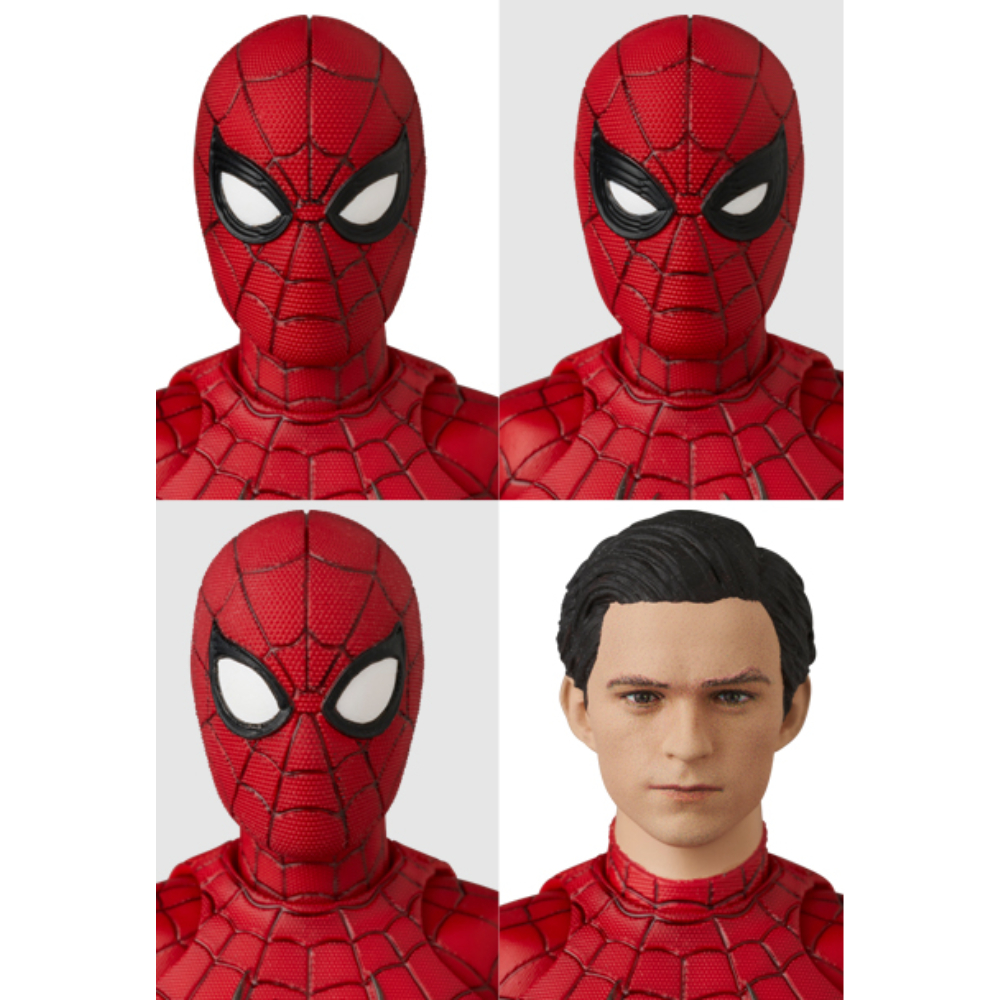 INCOMING MAFEX Spider-man No Way Home Red & Blue Suit 
