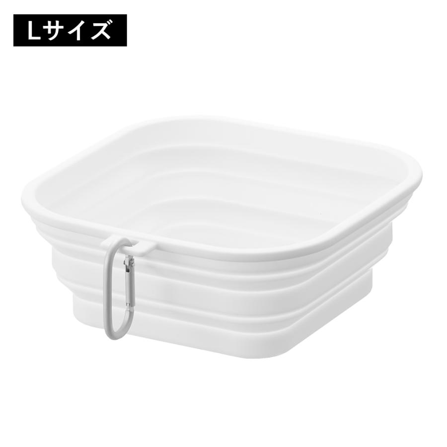 🔥🔥【日本直送《NOOKS》摺疊式寵物食物碗】L