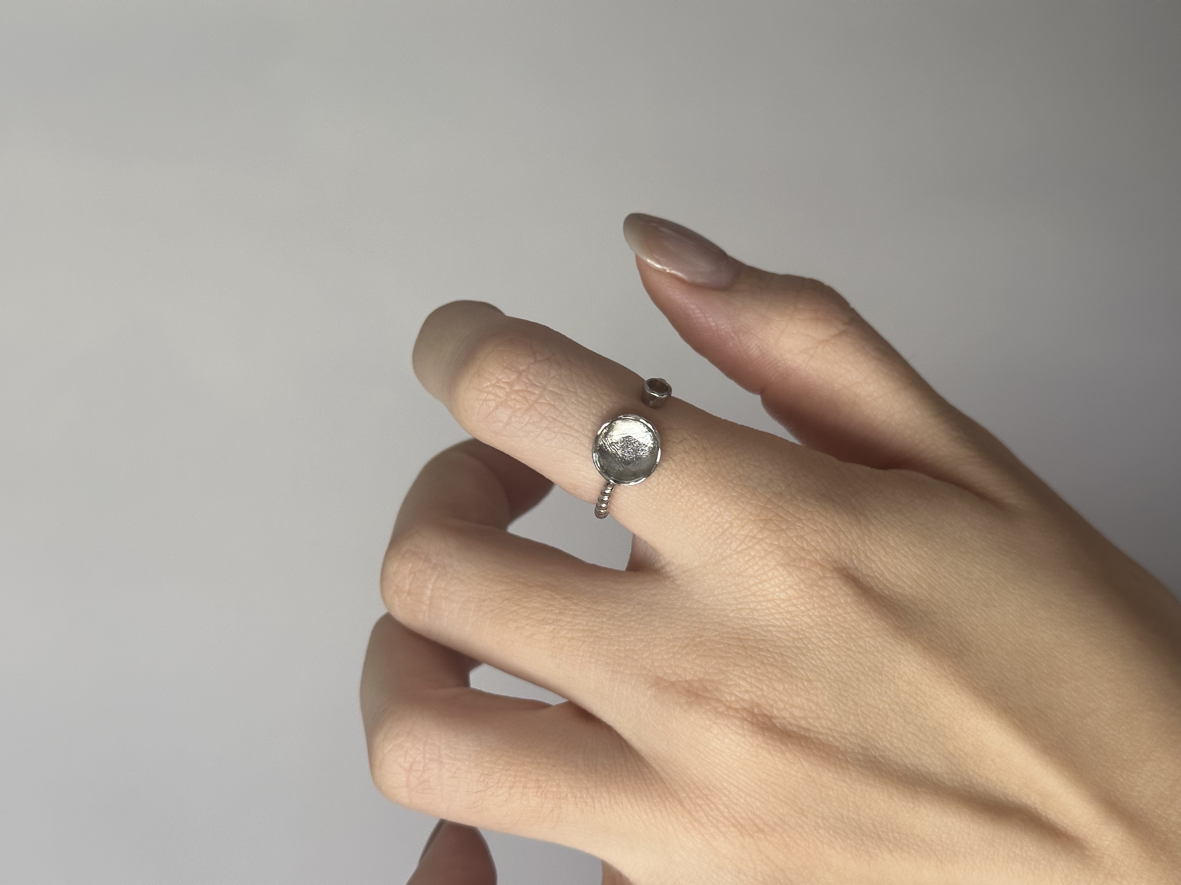 天铁戒指 ｜Meteorite Ring S925