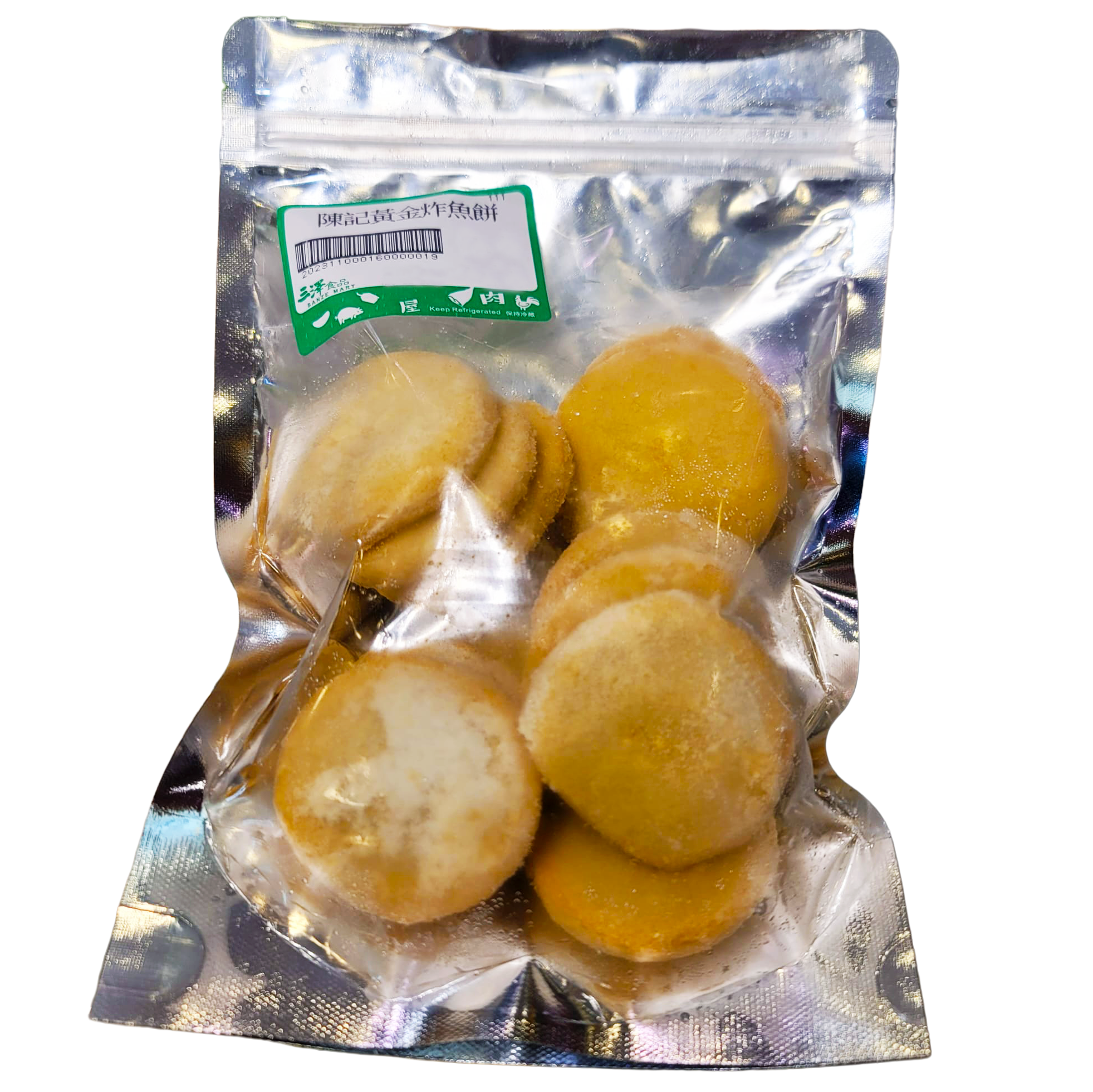 陳記 黃金炸魚餅(0.5-0.6lb) - 1包